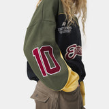 Campus Navy Oversized Crewneck Sweatshirts Eme Studios