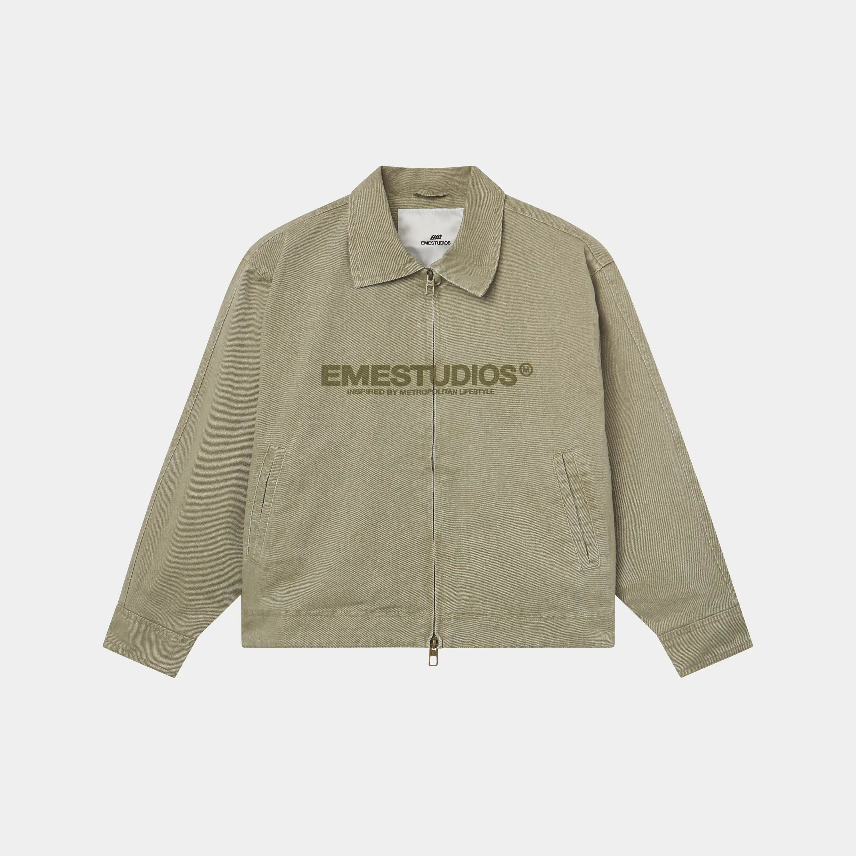 Metro Olive Workwear Jacket