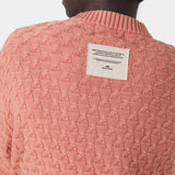 Grid Coral Cable Knit Sweater Knitwear Eme Studios