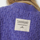 Grid Lucent Cable Knit Sweater Knitwear Eme Studios