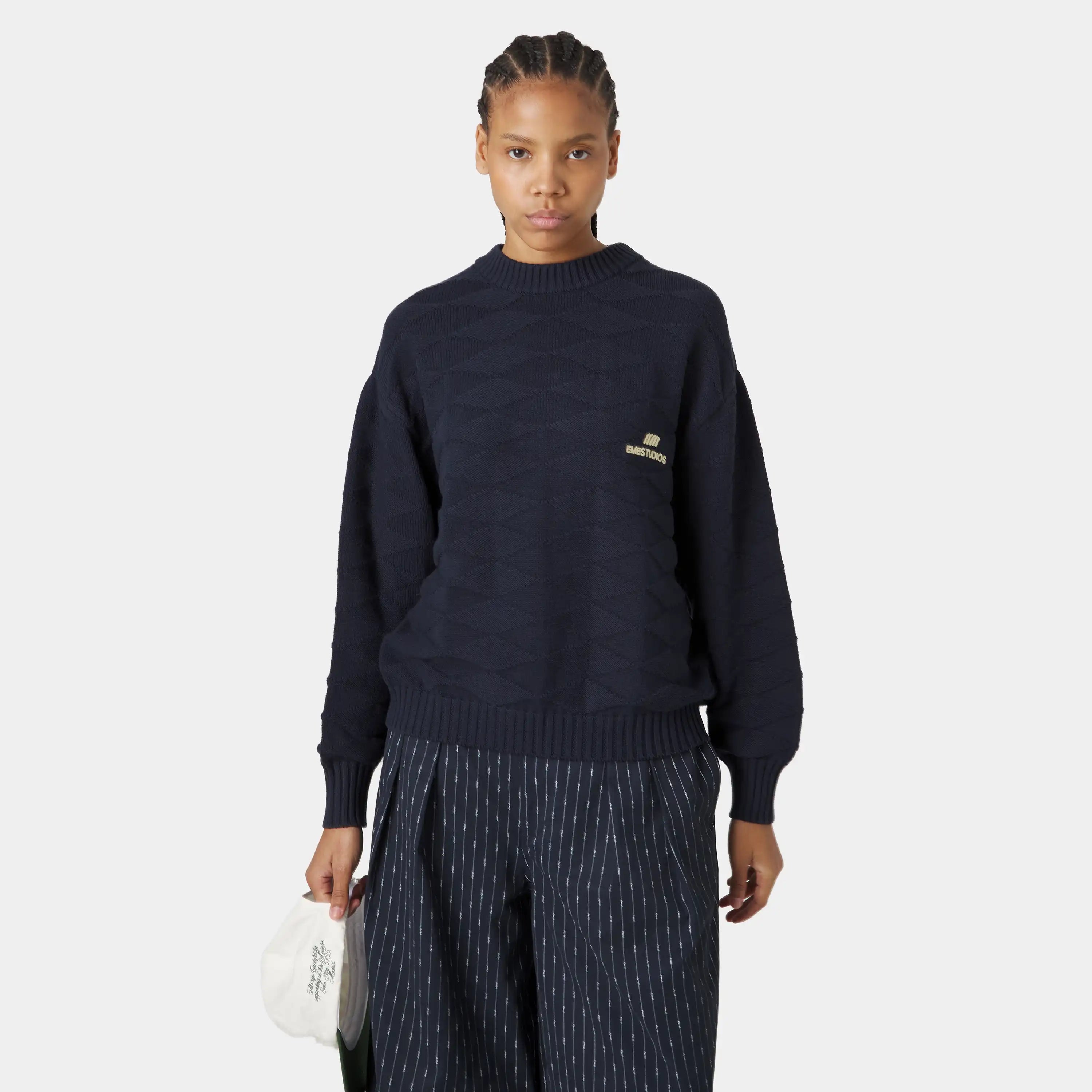 Rhomb Night Sky Knit Sweater Knitwear Eme Studios