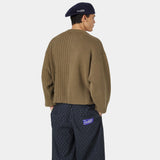 Rougher Choco Knit Sweater Knitwear Eme Studios