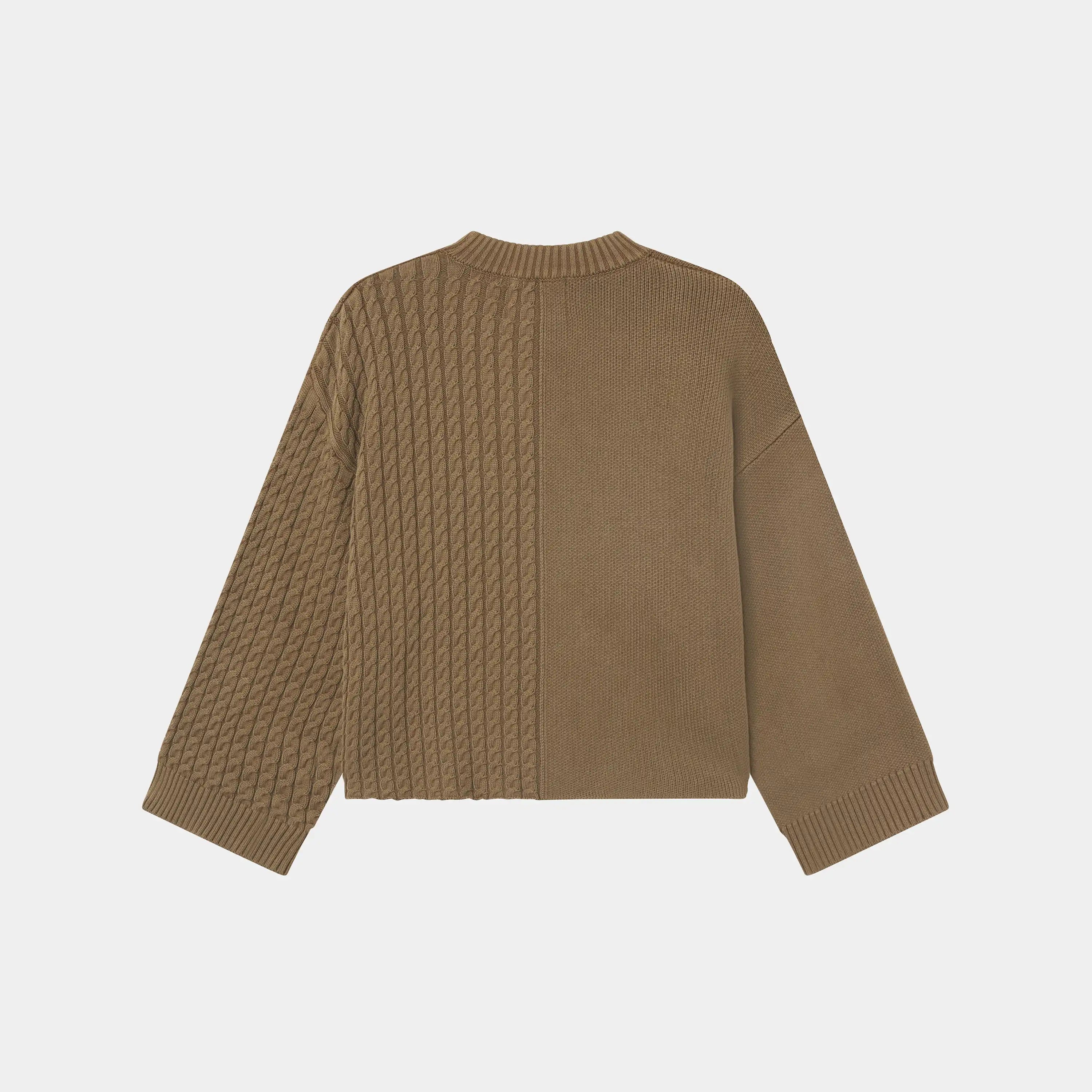 Rougher Choco Knit Sweater Knitwear Eme Studios