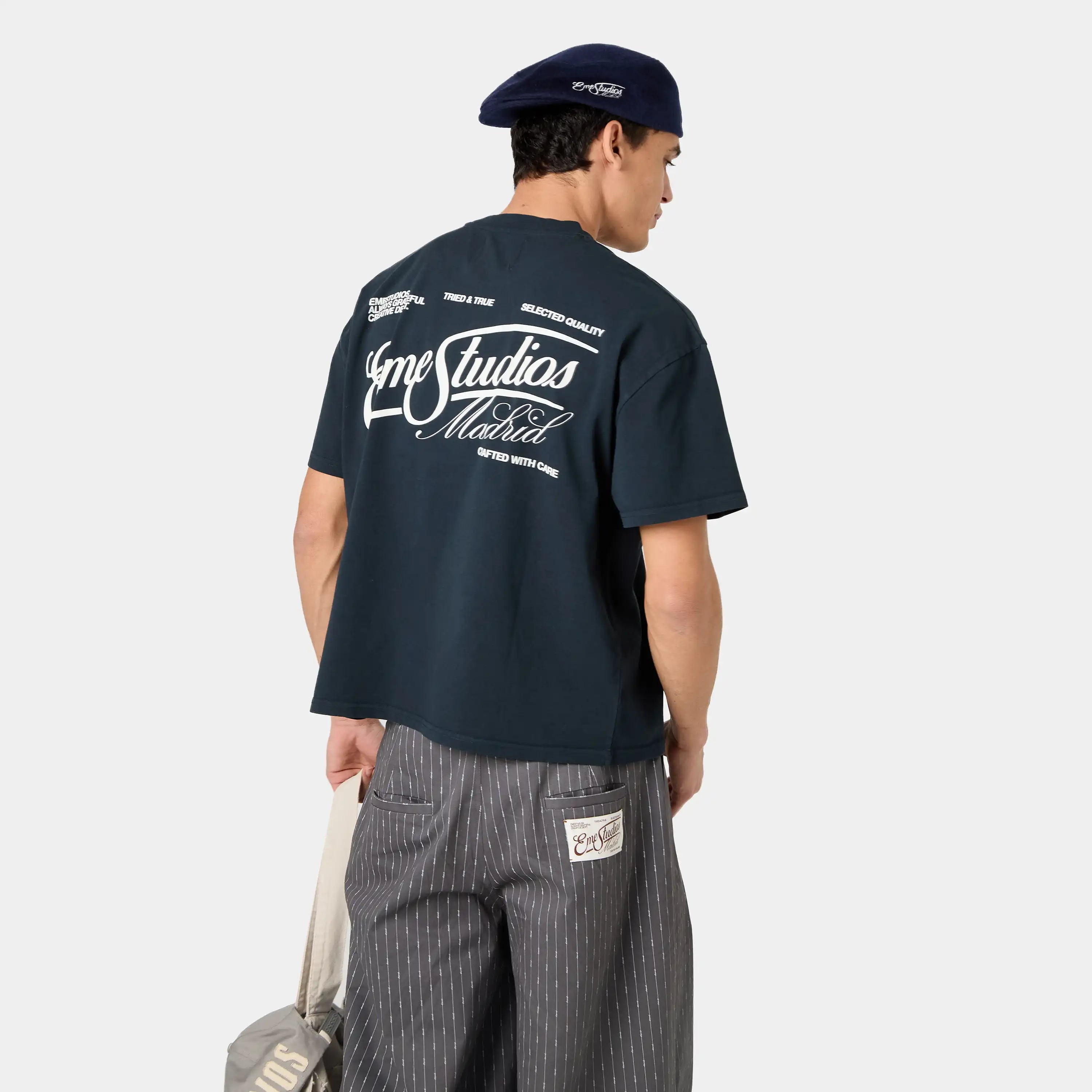 Tried & True Navy Oversized Tee T-shirts Eme Studios