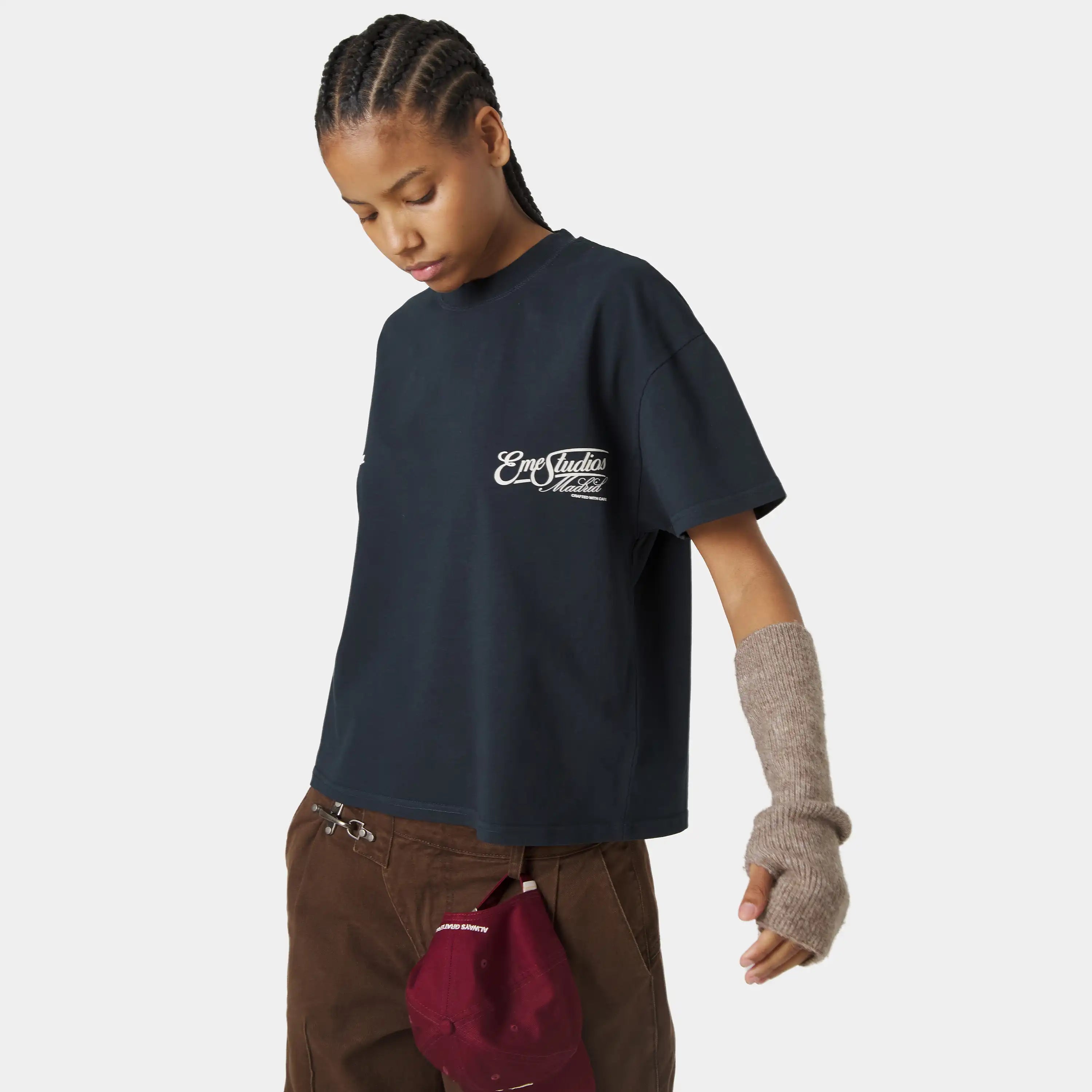 Tried & True Navy Oversized Tee T-shirts Eme Studios