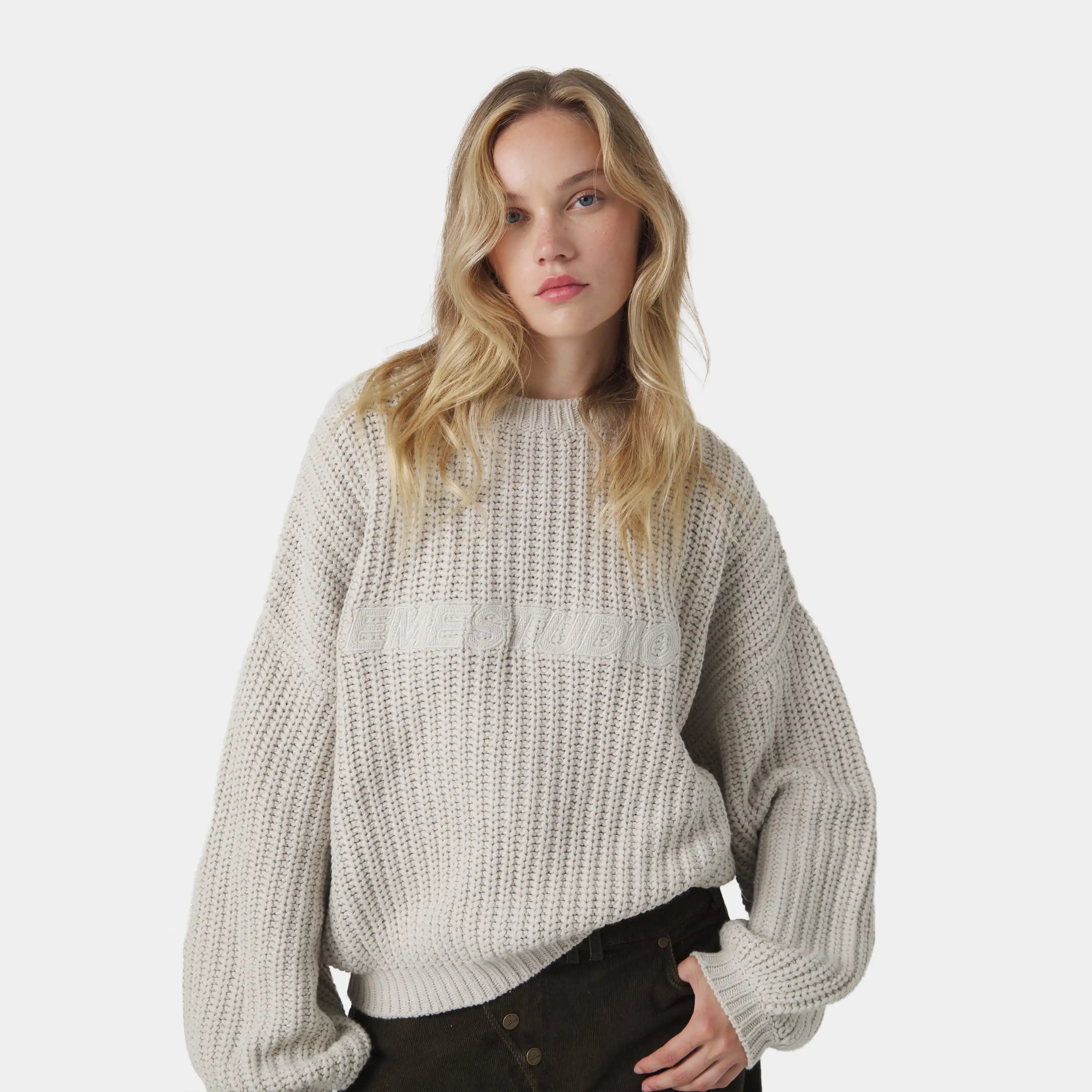 Globe Oyster Knit Sweater Knitwear Eme Studios