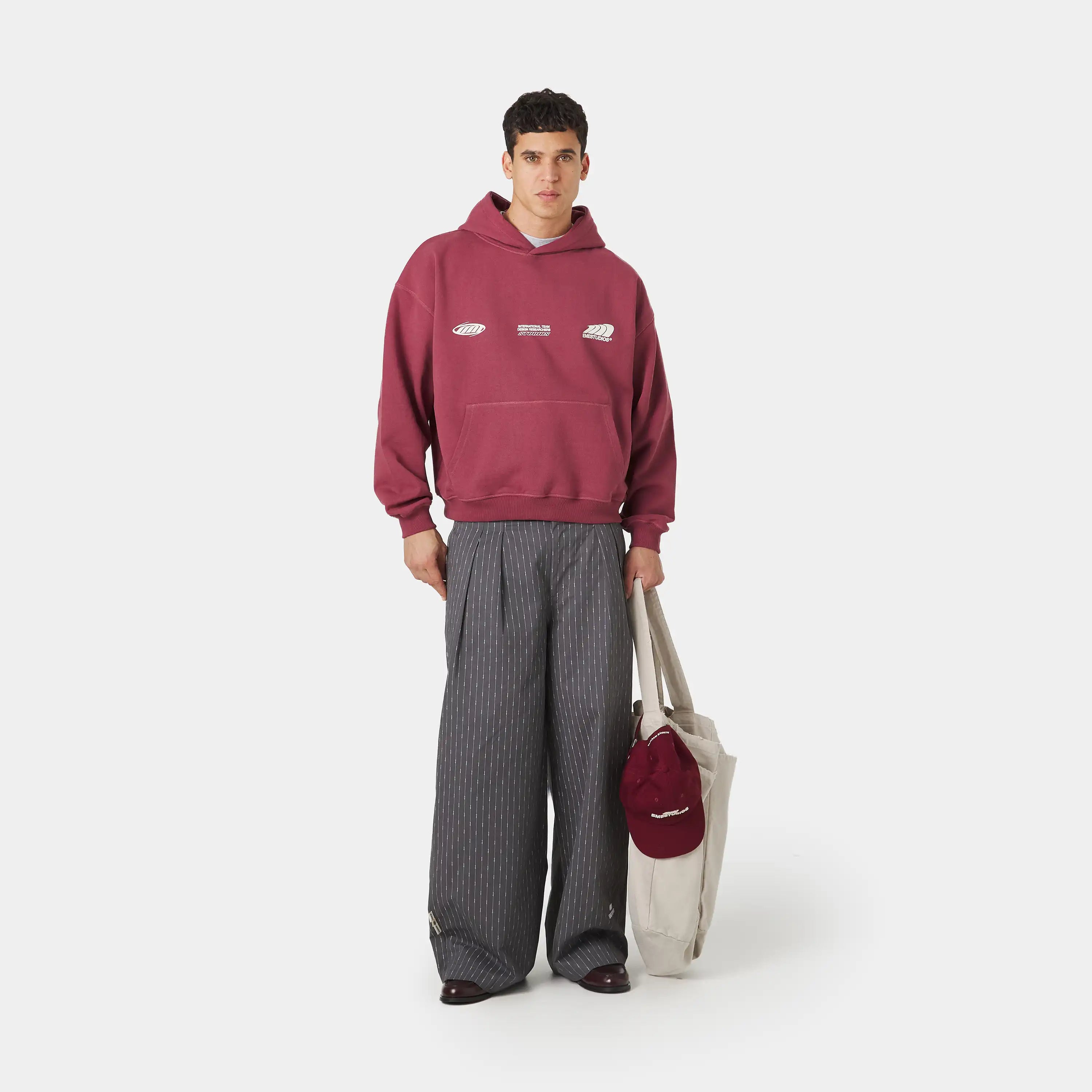 Odd Cabernet Oversized Hoodie Hoodies Eme Studios