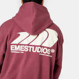 Odd Cabernet Oversized Hoodie Hoodies Eme Studios