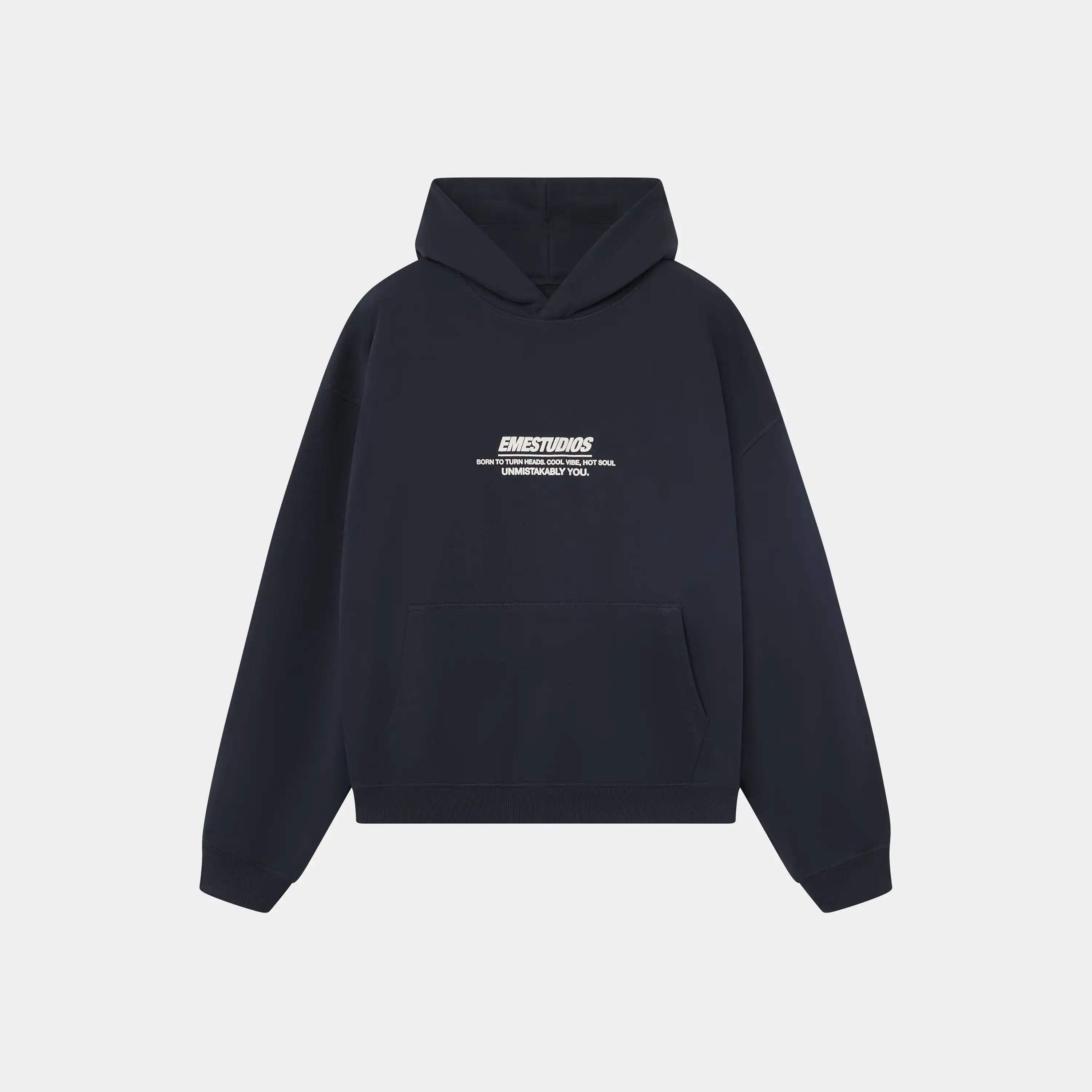 Hot Soul Navy Oversized Hoodie Hoodies Eme Studios