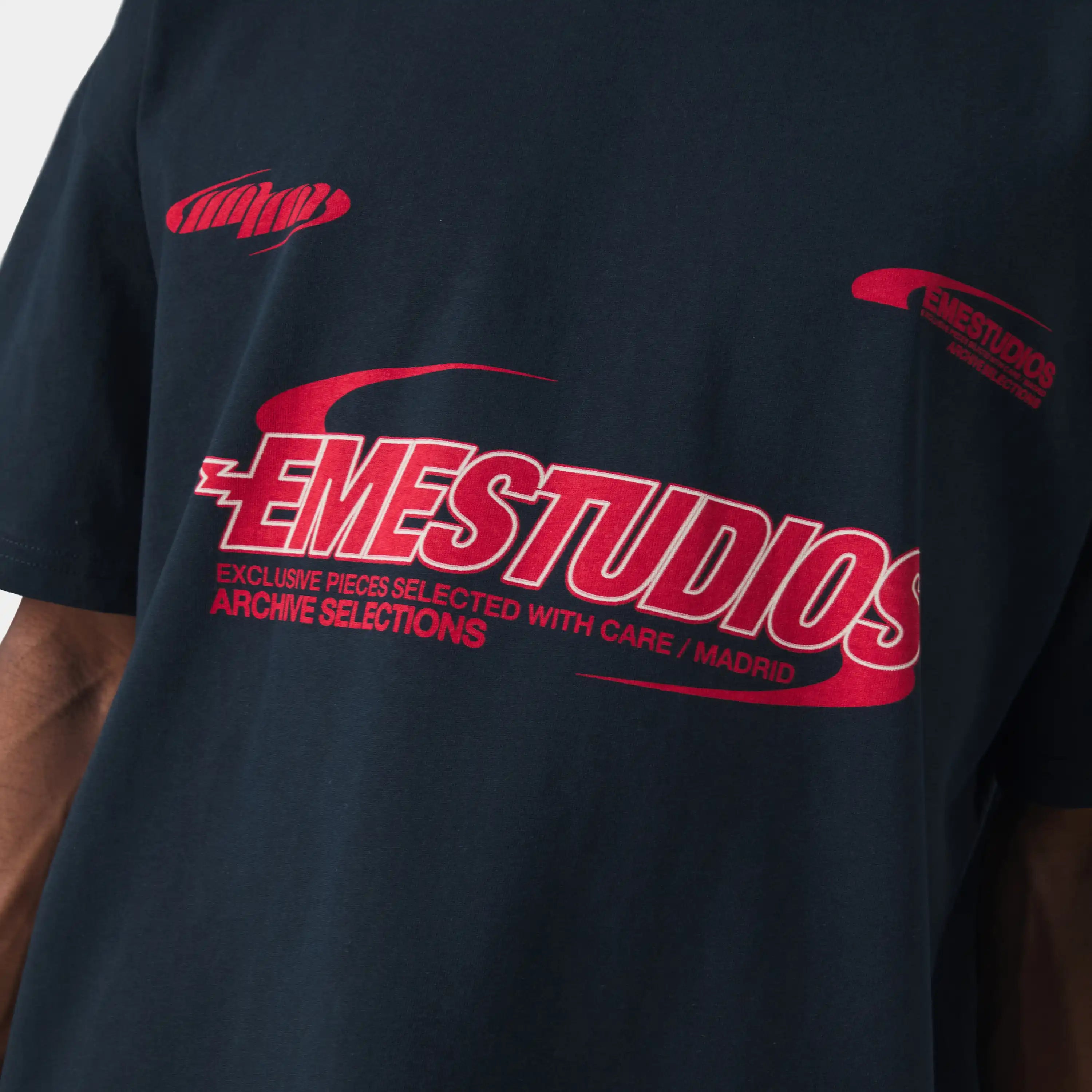 Tracer Navy Oversized Tee T-shirts Eme Studios