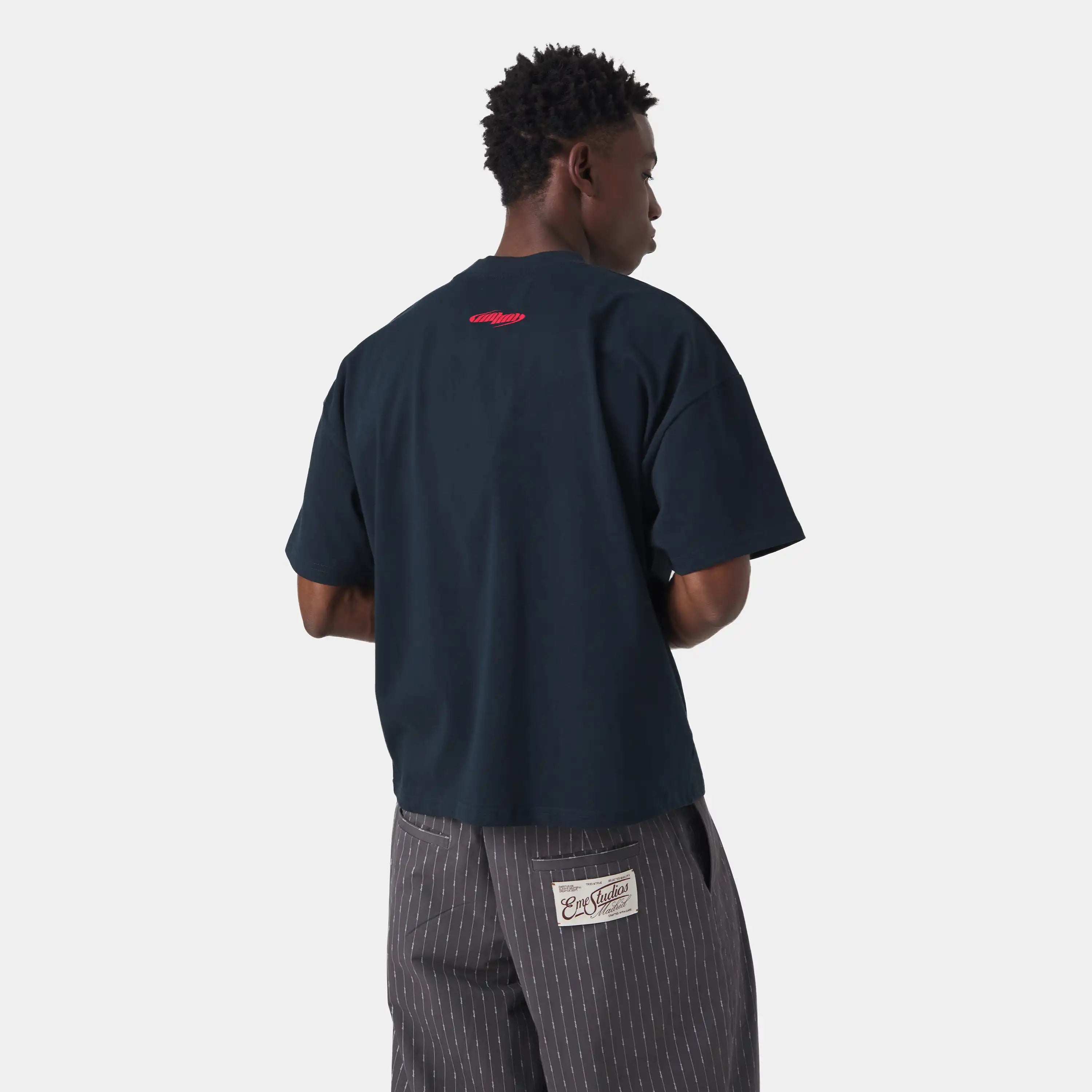 Tracer Navy Oversized Tee T-shirts Eme Studios