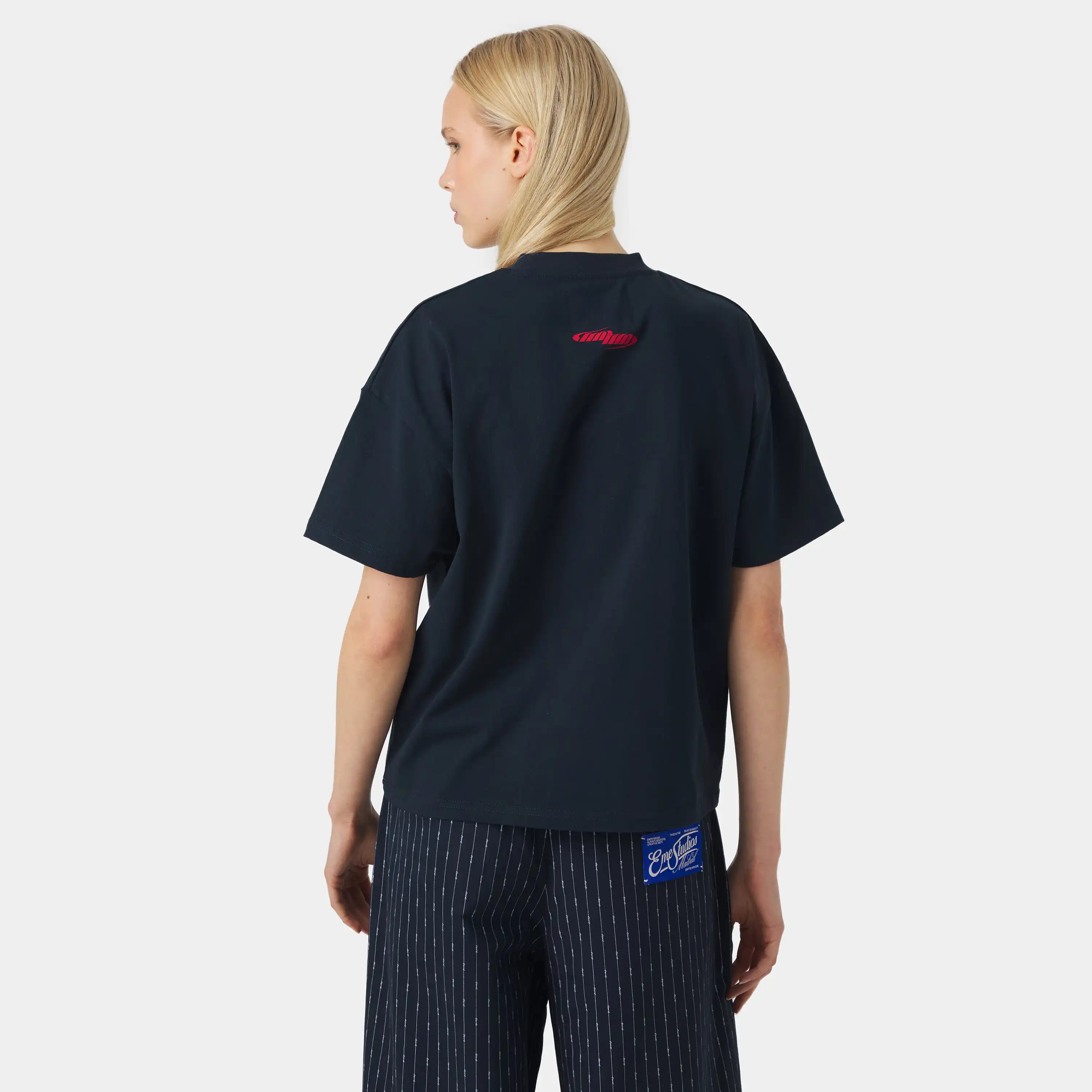 Tracer Navy Oversized Tee T-shirts Eme Studios