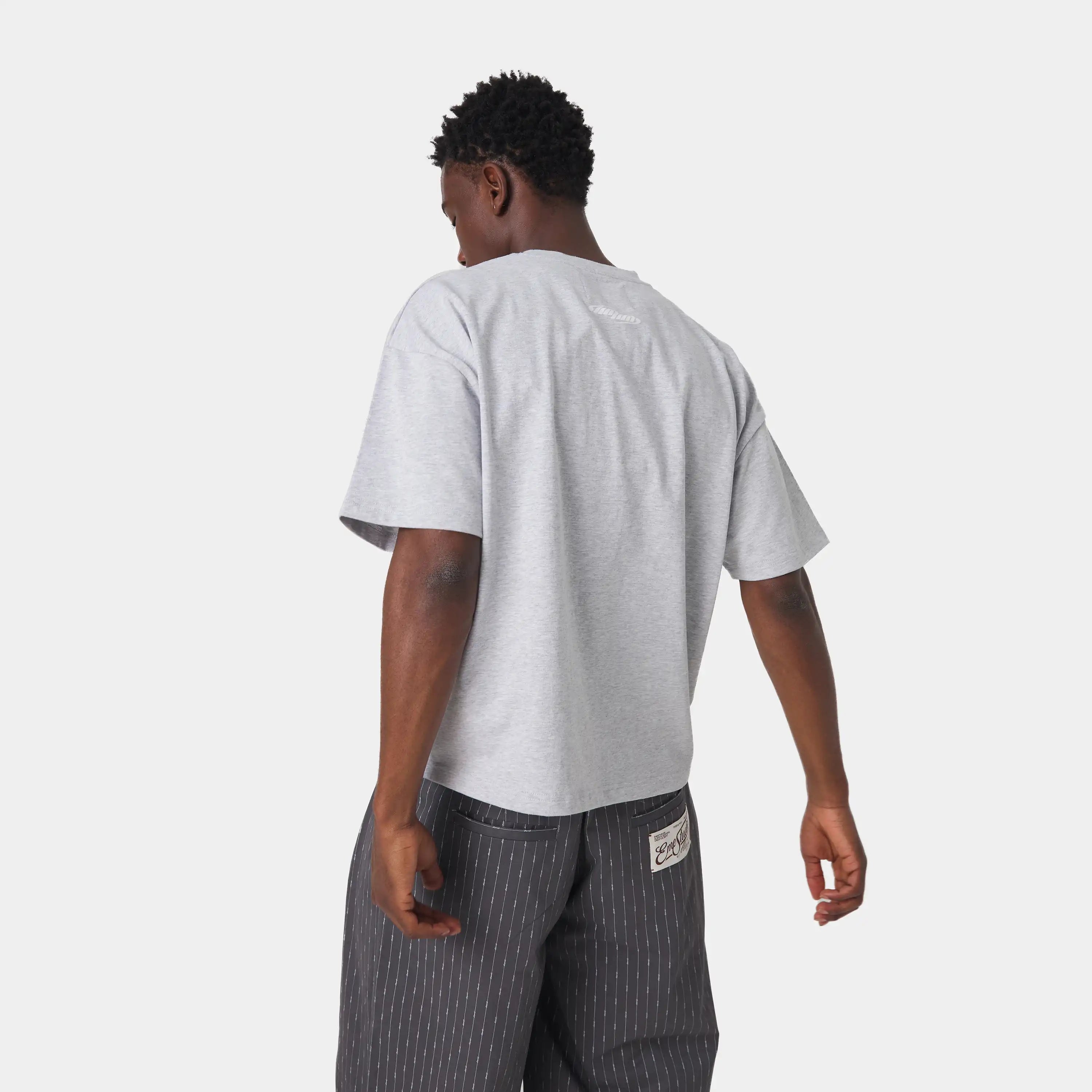 Tracer Heather Grey Oversized Tee T-shirts Eme Studios