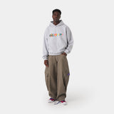 Stickers Grey Oversized Hoodie Hoodies Eme Studios