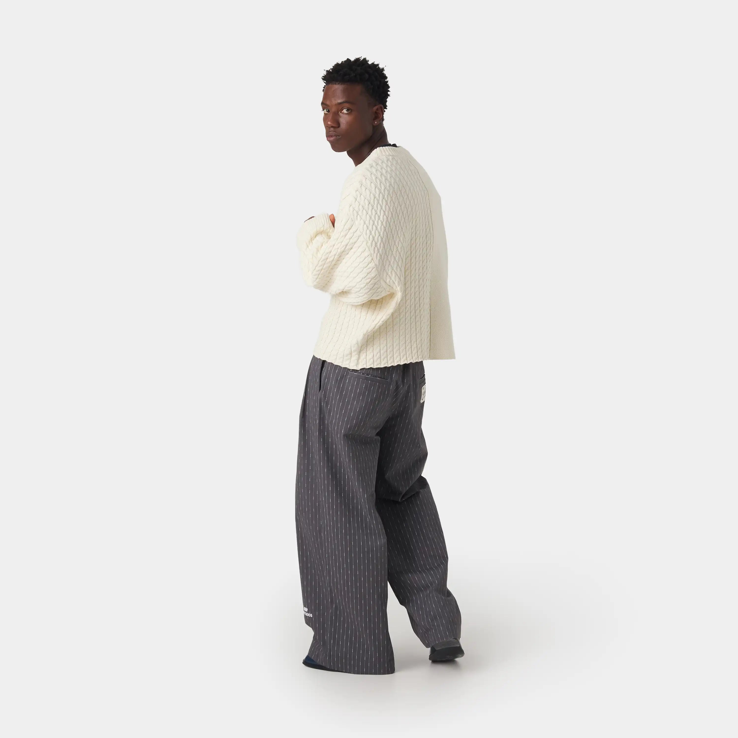 Rougher Off Sand Knit Sweater Knitwear Eme Studios