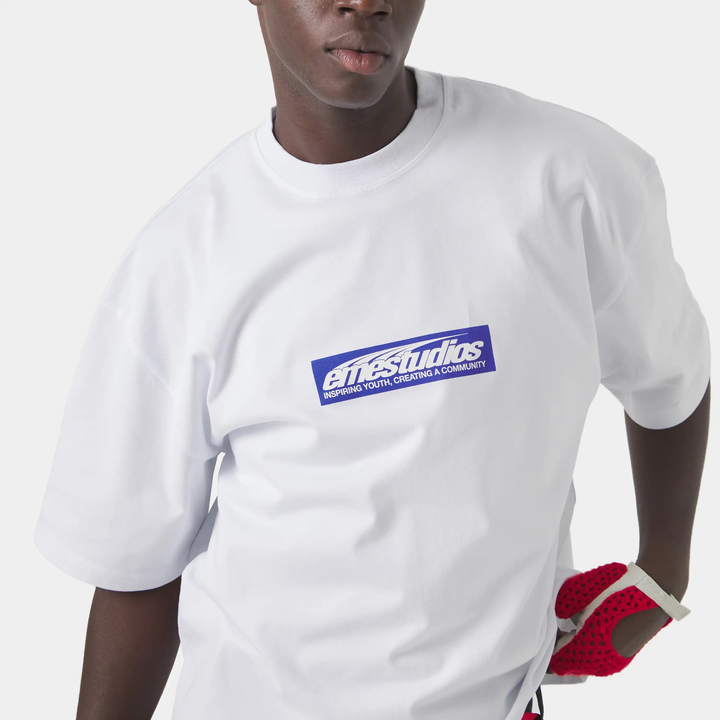 Stick Pearl Oversized Tee T-shirts Eme Studios