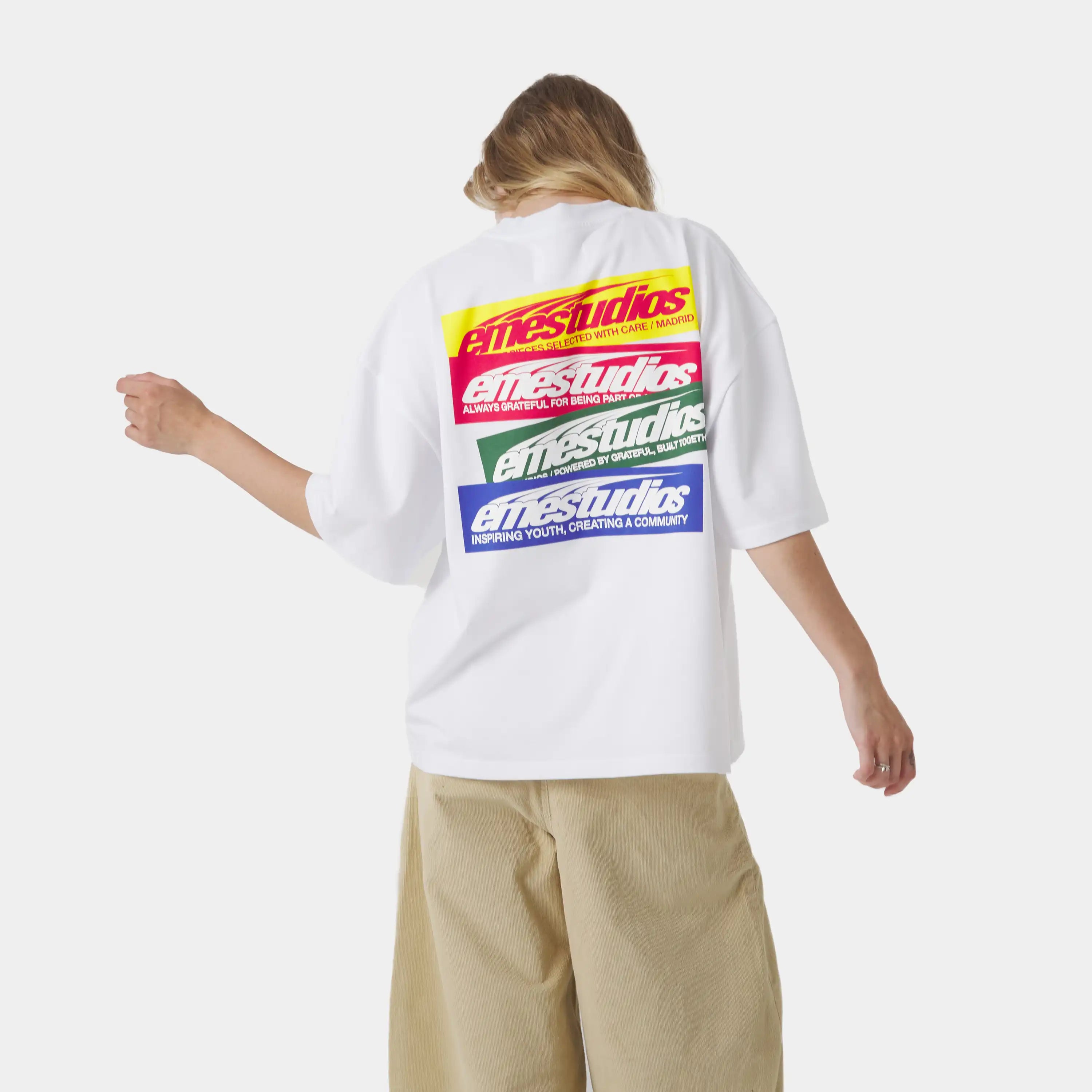 Stick Pearl Oversized Tee T-shirts Eme Studios