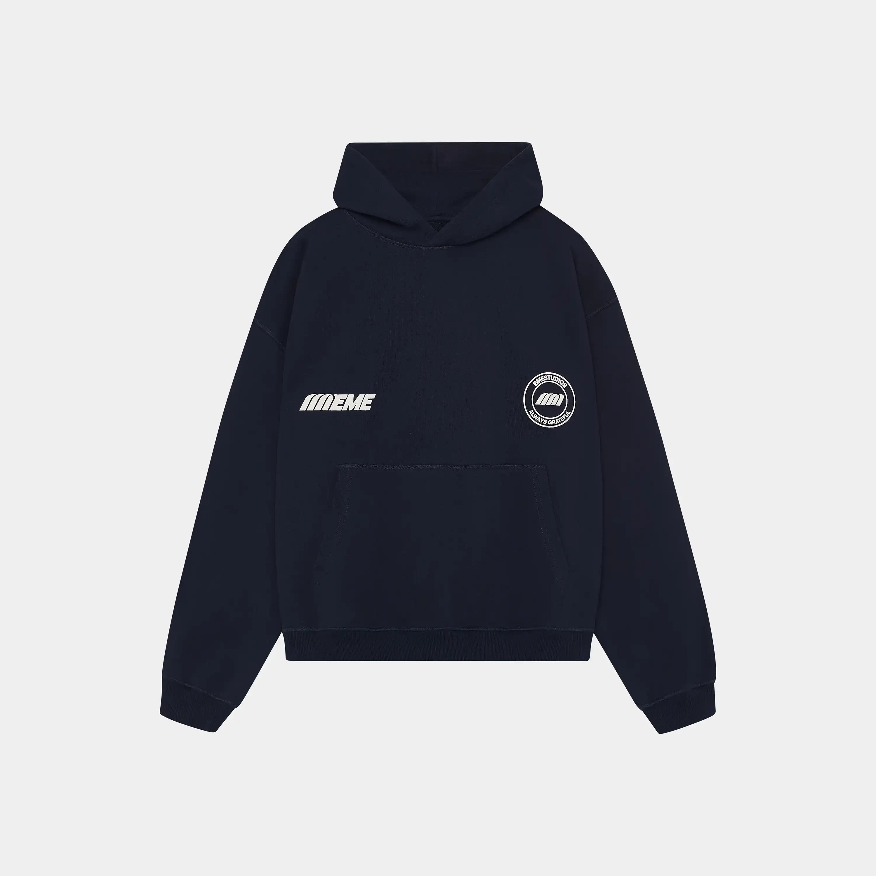 Peyas Navy Oversized Hoodie Hoodies Eme Studios
