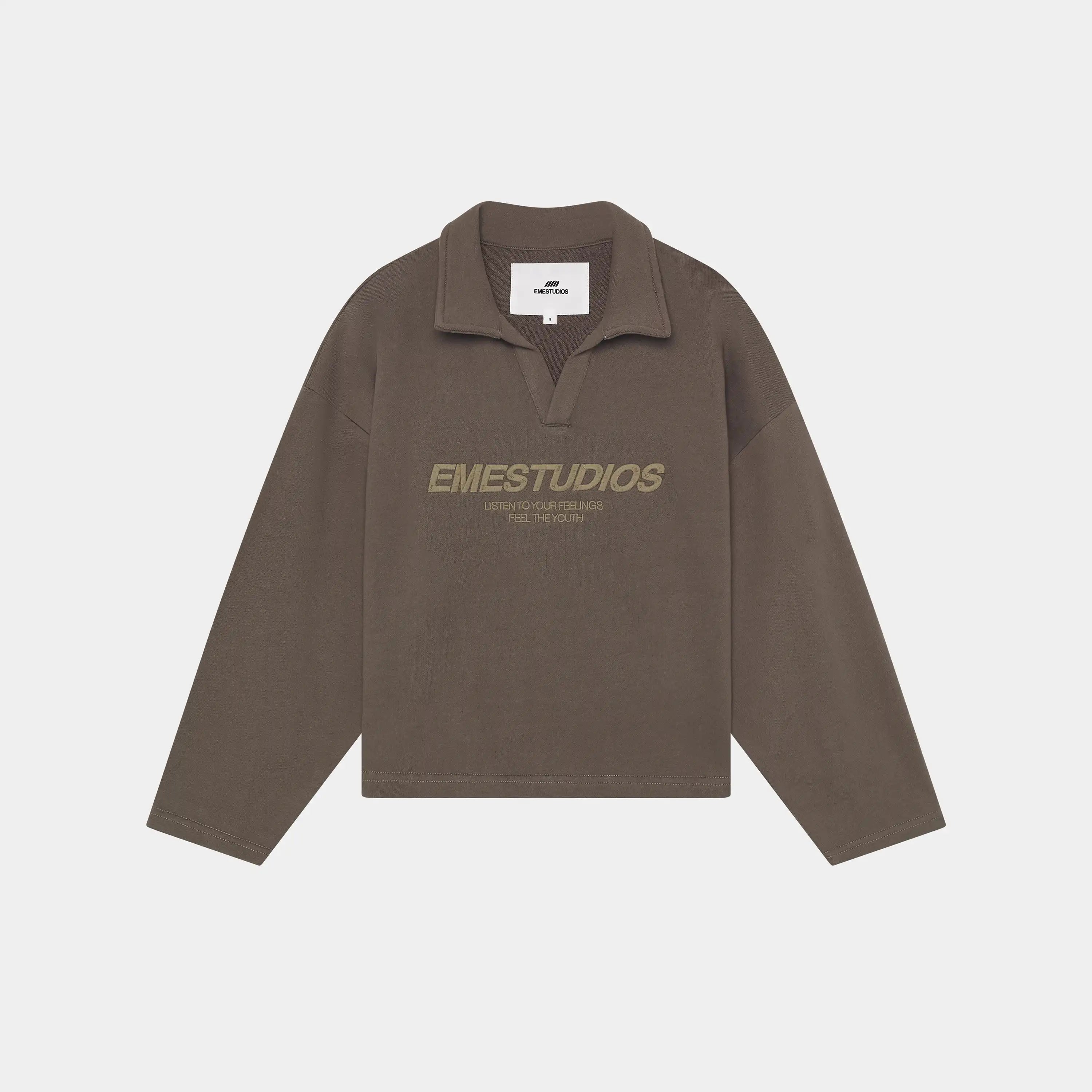 Playtime Olive Polo Sweatshirts Eme Studios