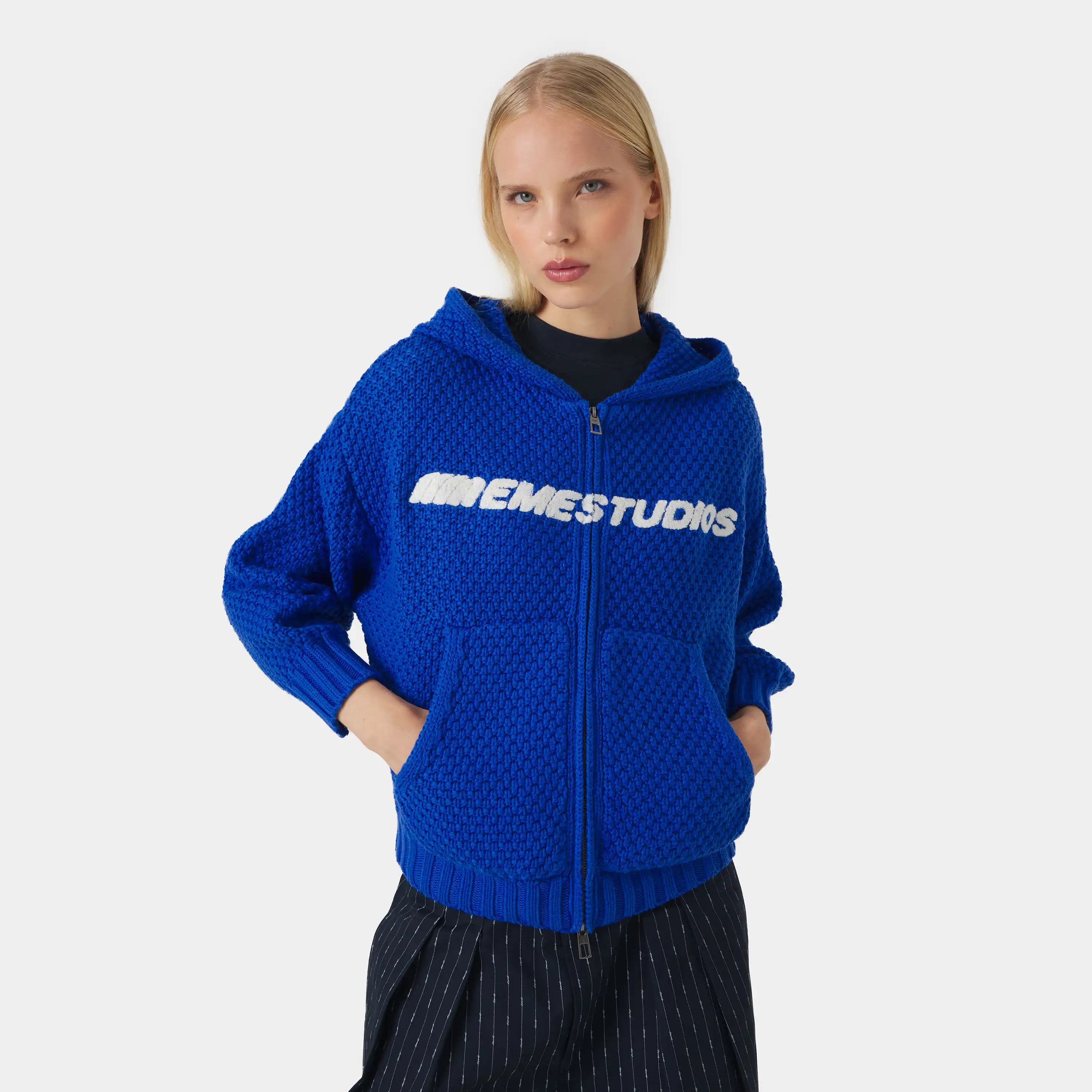 Pidgey Sodalite Zipper Knit Knitwear Eme Studios