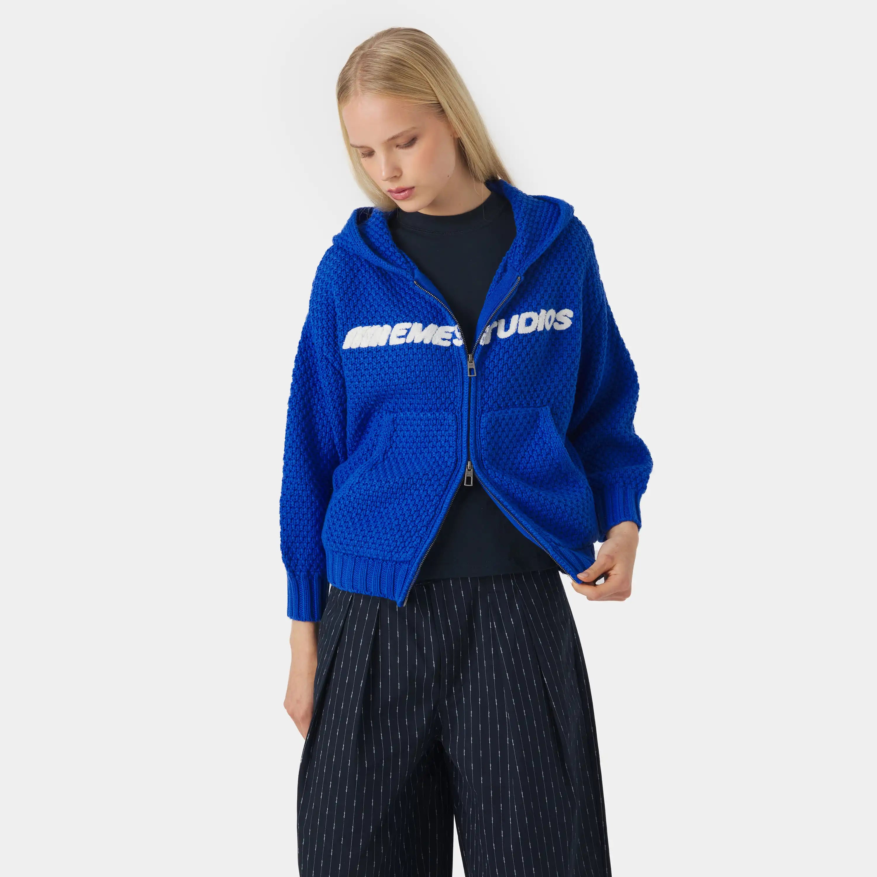 Pidgey Sodalite Zipper Knit Knitwear Eme Studios