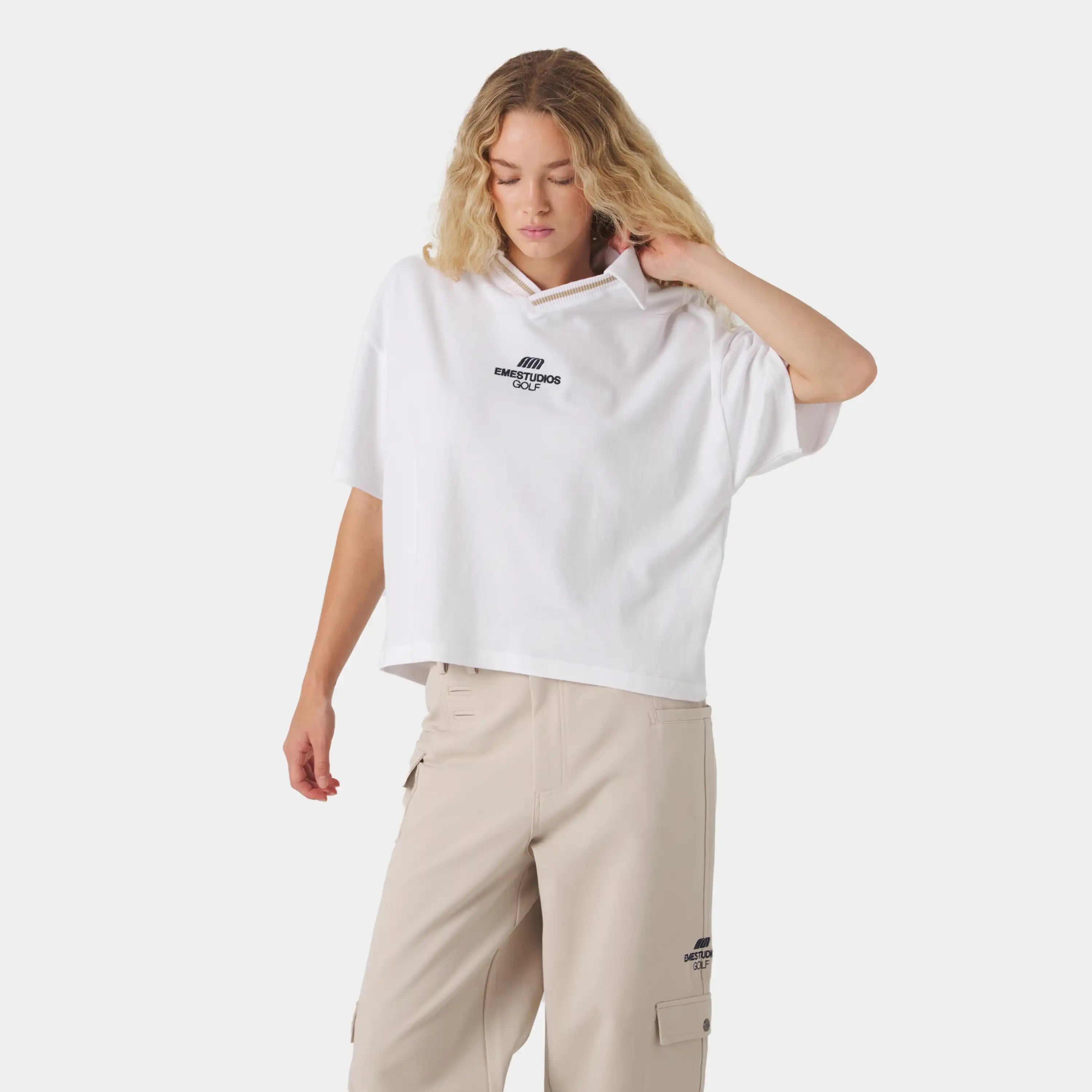 Daily Golf Pearl Short Sleeve Polo T-shirts Eme Studios