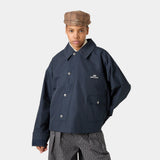 Lizi Navy Trench Jacket Outerwear Eme Studios