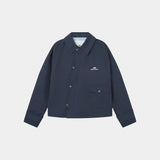 Lizi Navy Trench Jacket Outerwear Eme Studios