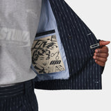 Shift Navy Bomber Blazer Outerwear Eme Studios