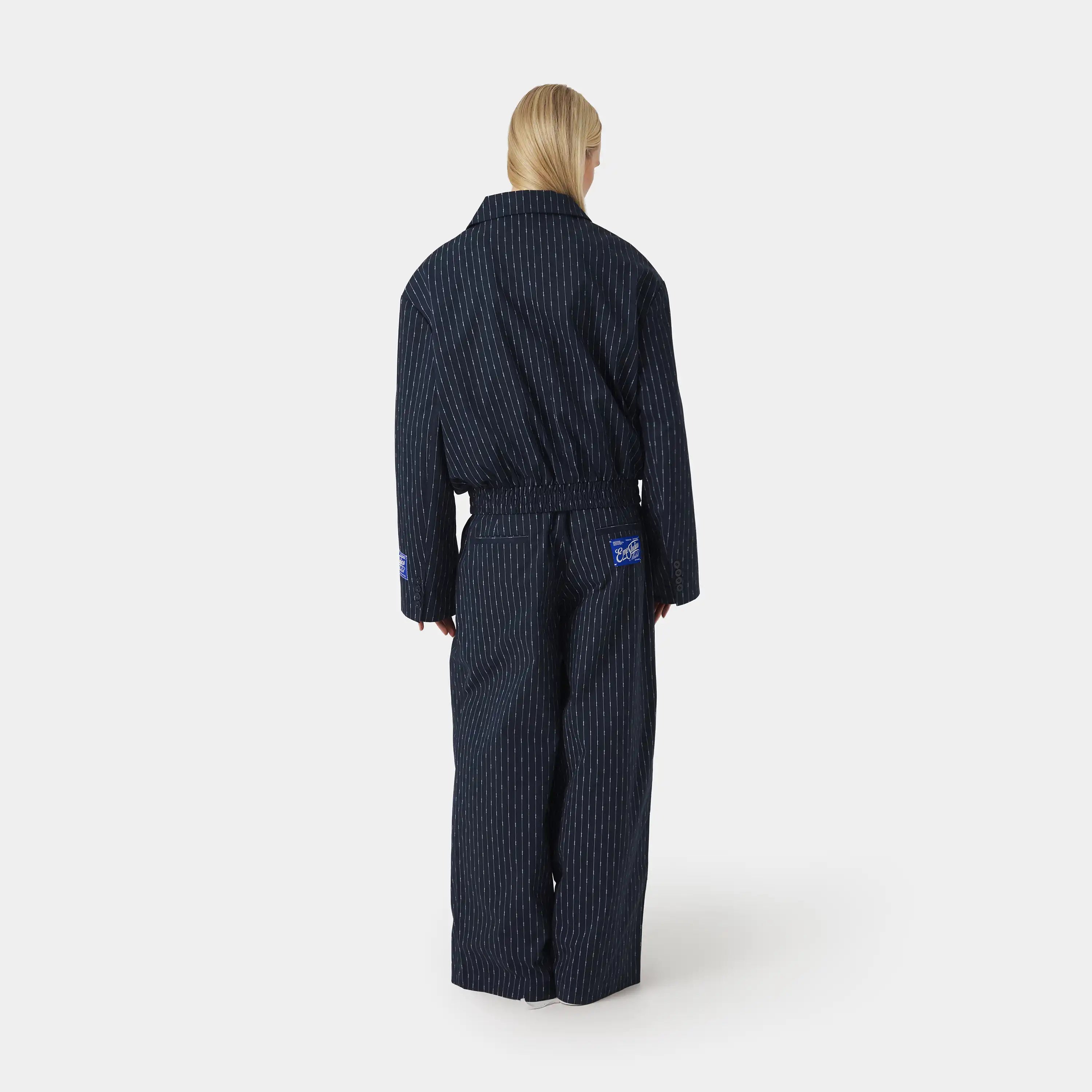 Shift Navy Bomber Blazer Outerwear Eme Studios