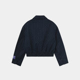 Shift Navy Bomber Blazer Outerwear Eme Studios