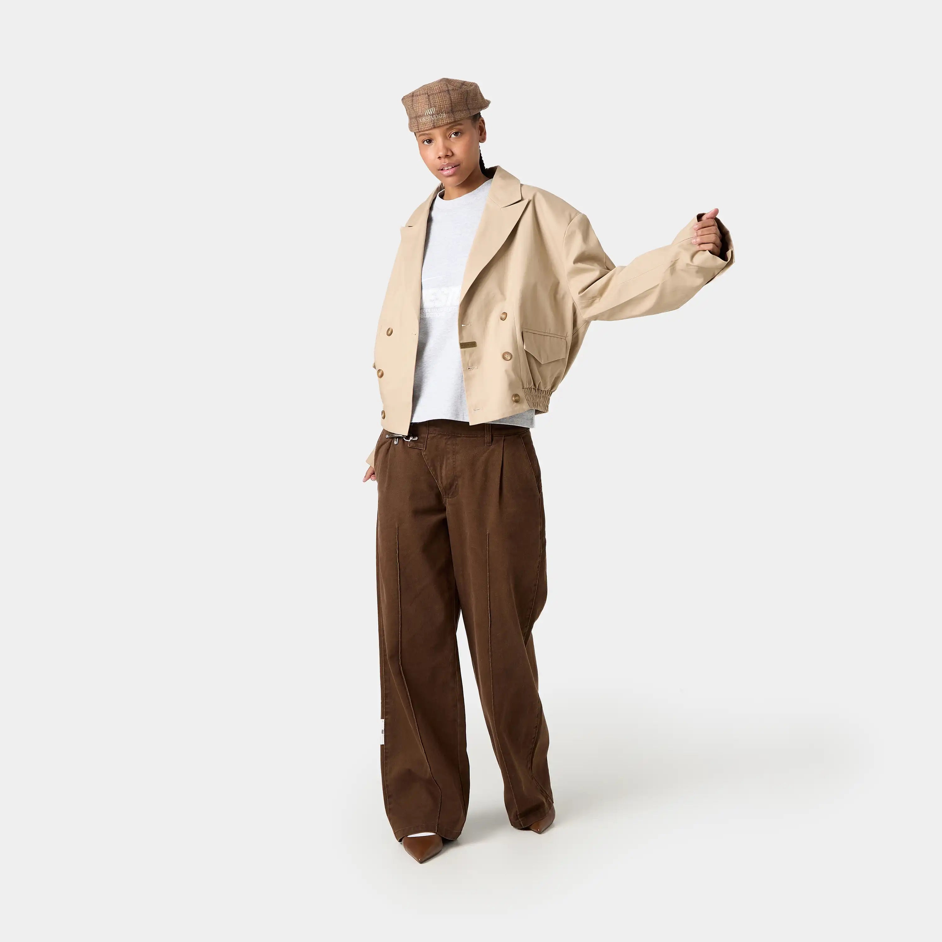 Shift Desert Bomber Blazer Outerwear Eme Studios