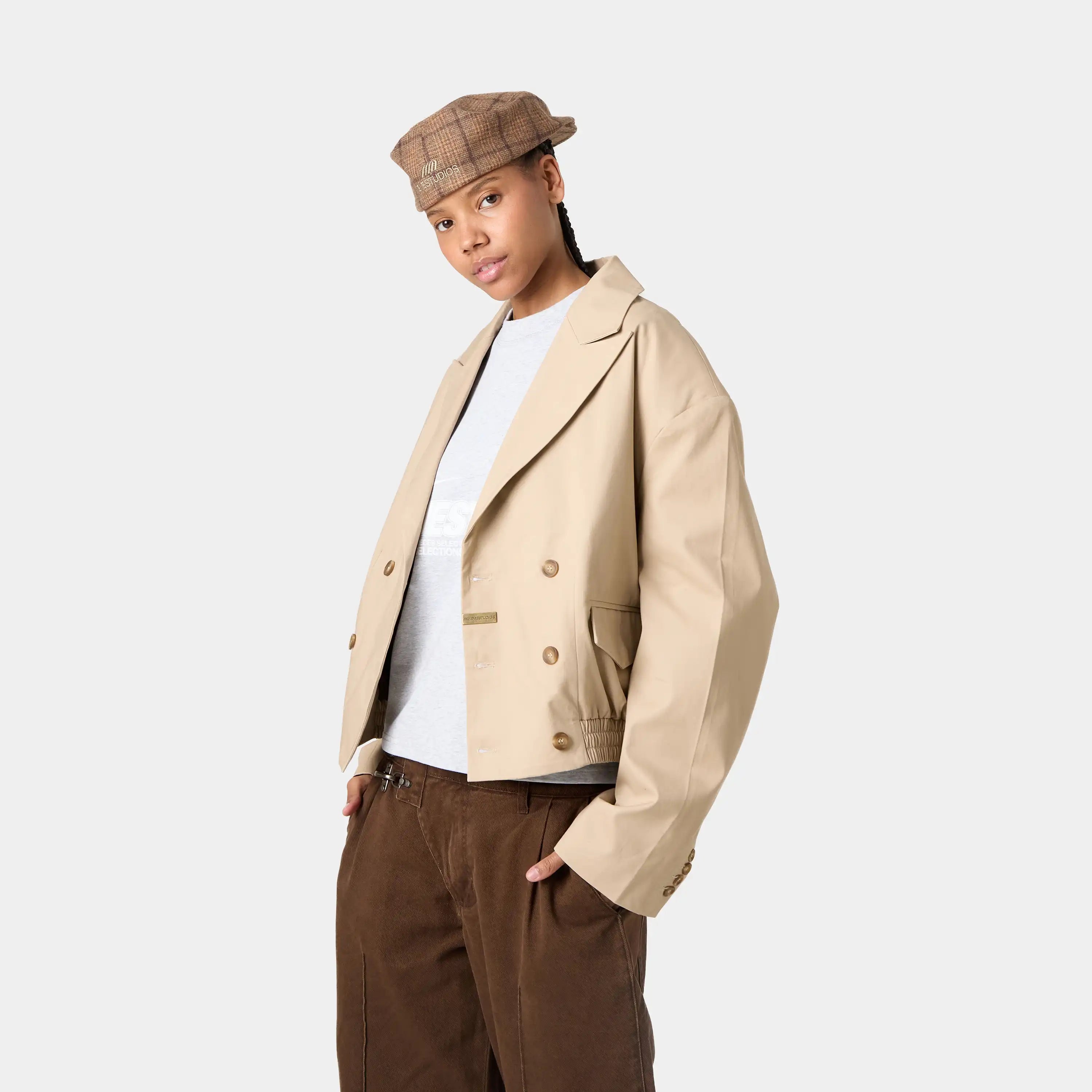 Shift Desert Bomber Blazer Outerwear Eme Studios