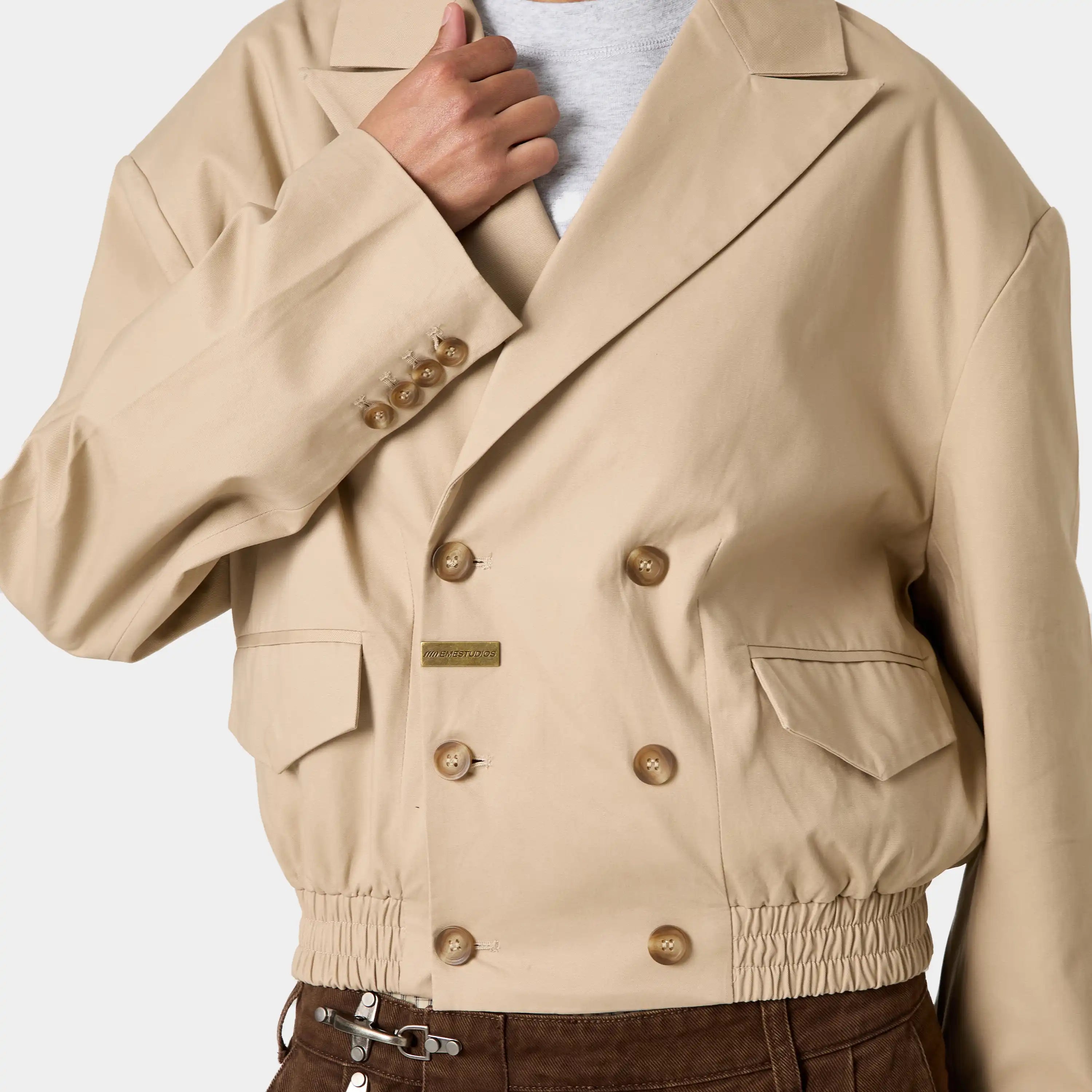 Shift Desert Bomber Blazer Outerwear Eme Studios