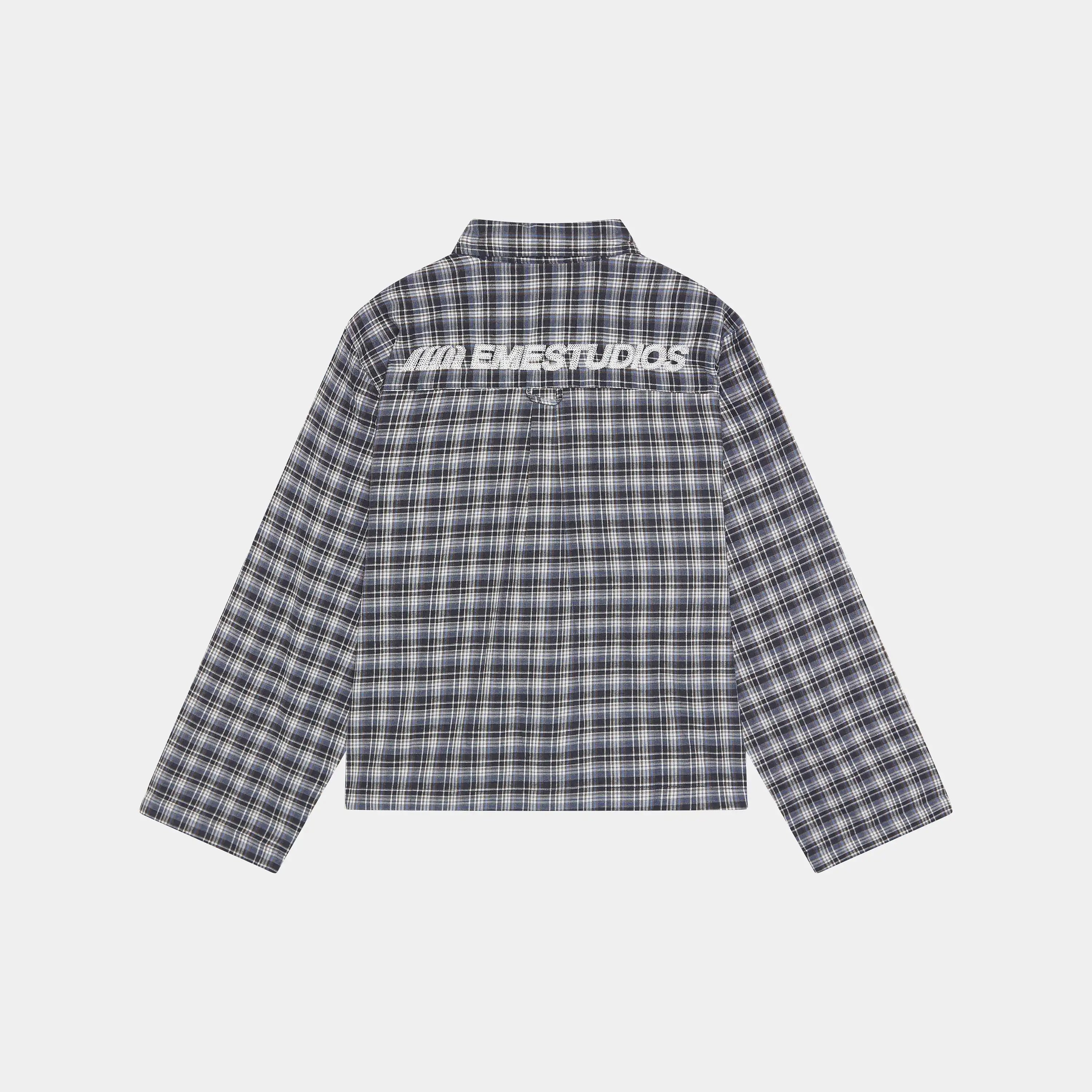 Ivy Navy Boxy Shirt Shirts Eme Studios