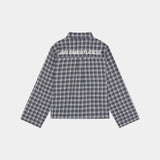 Ivy Navy Boxy Shirt Shirts Eme Studios