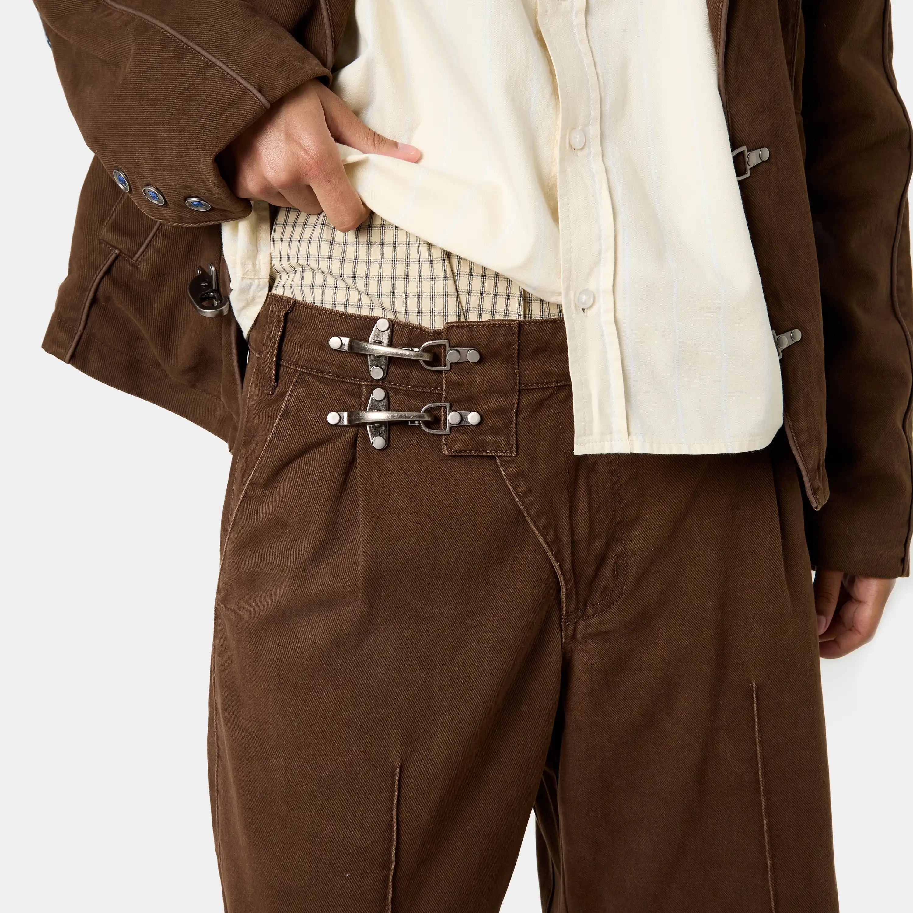 Crusader Brown Work Pants Pants Eme Studios