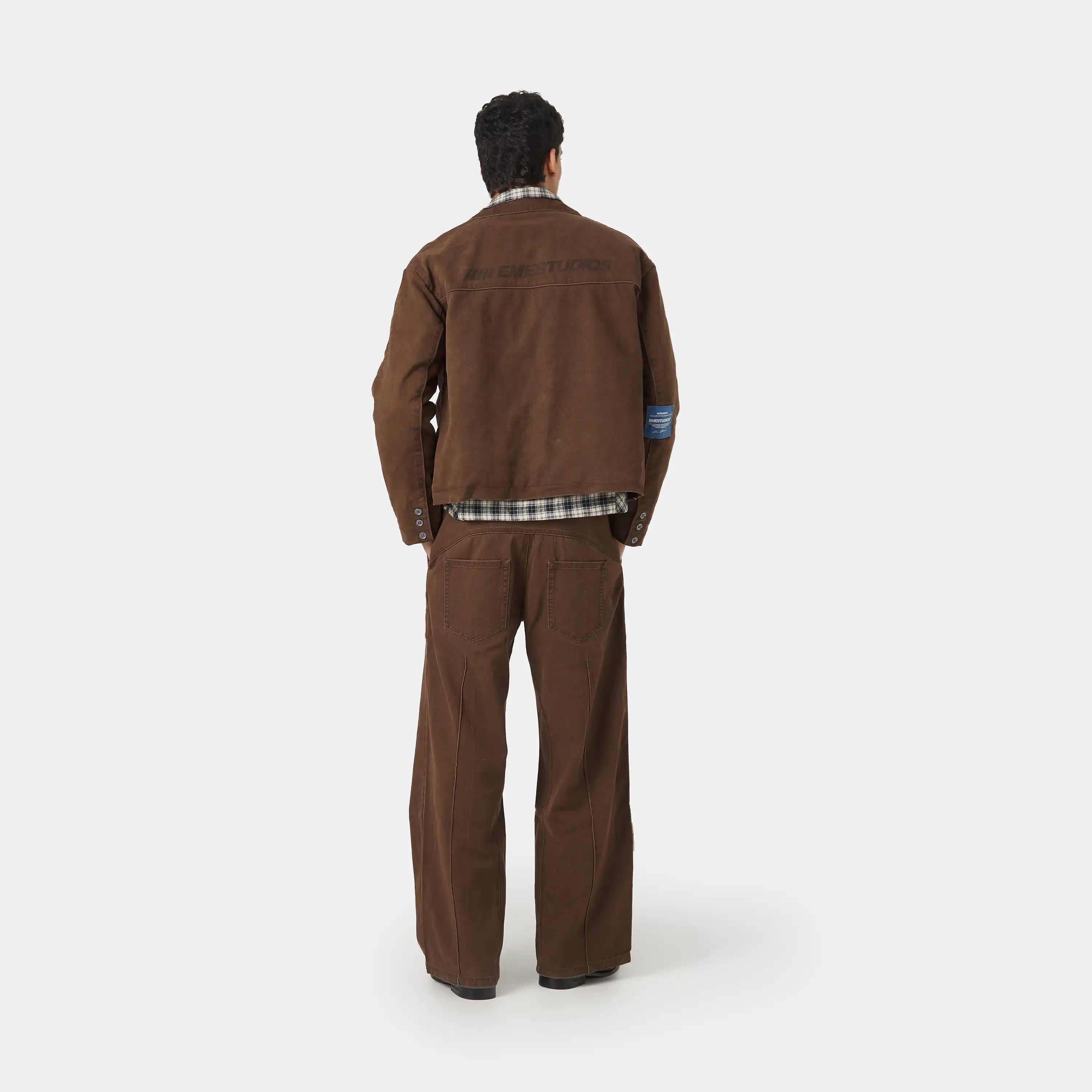 Crusader Brown Work Pants Pants Eme Studios