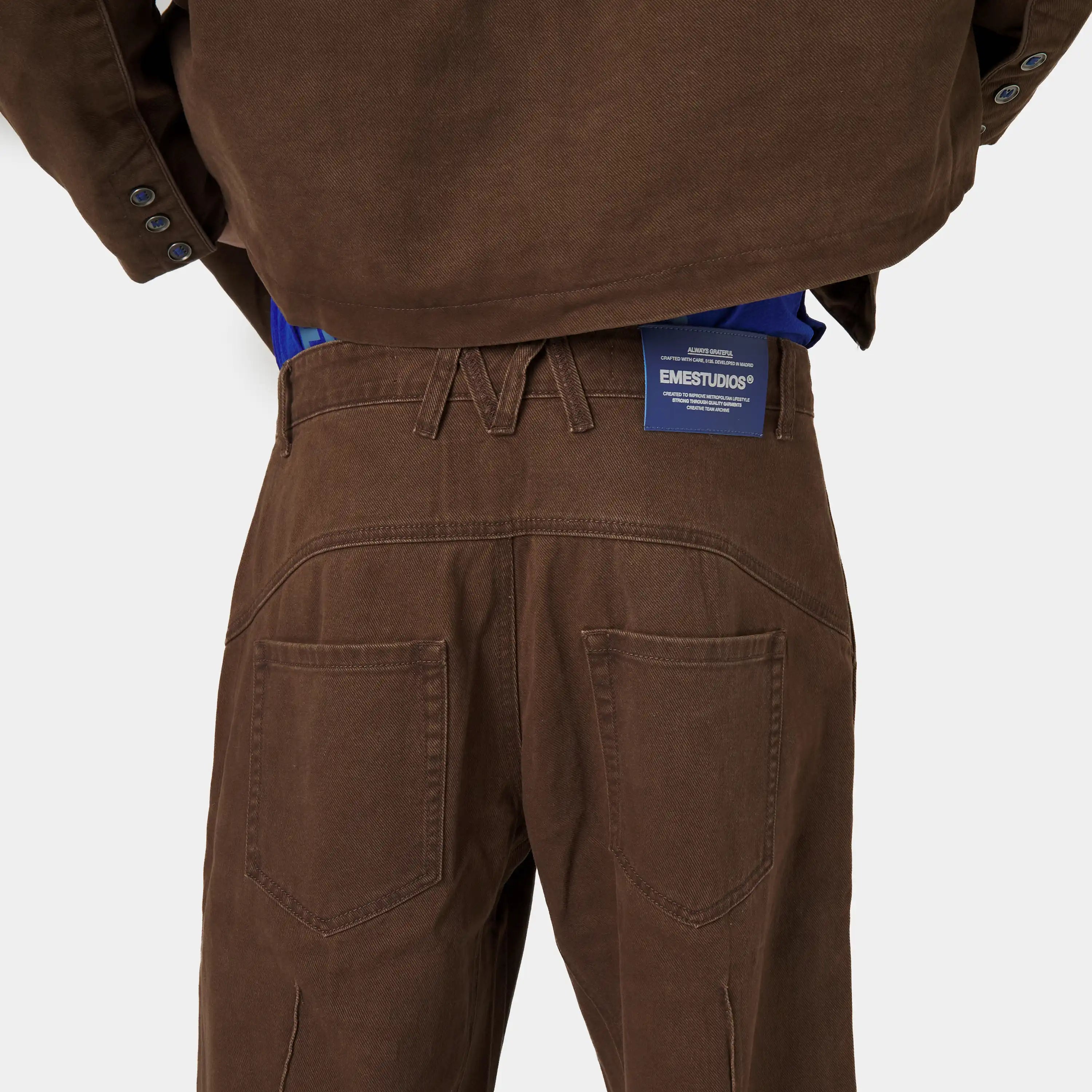 Crusader Brown Work Pants Pants Eme Studios