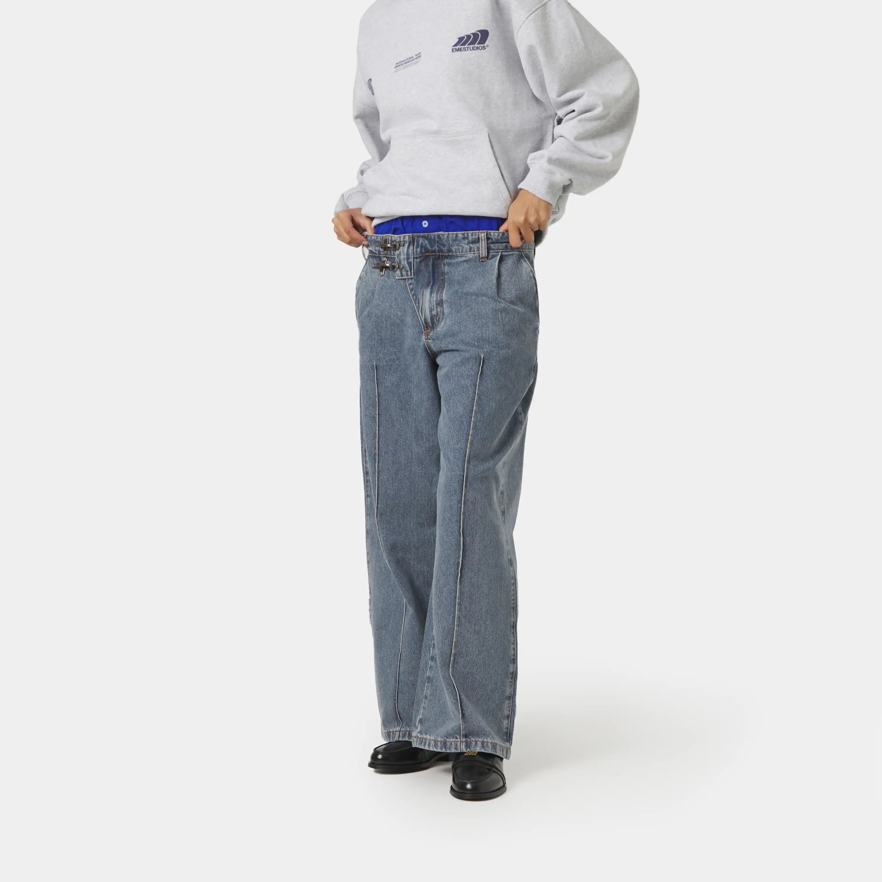 Crusader Grey Work Pants Pants Eme Studios