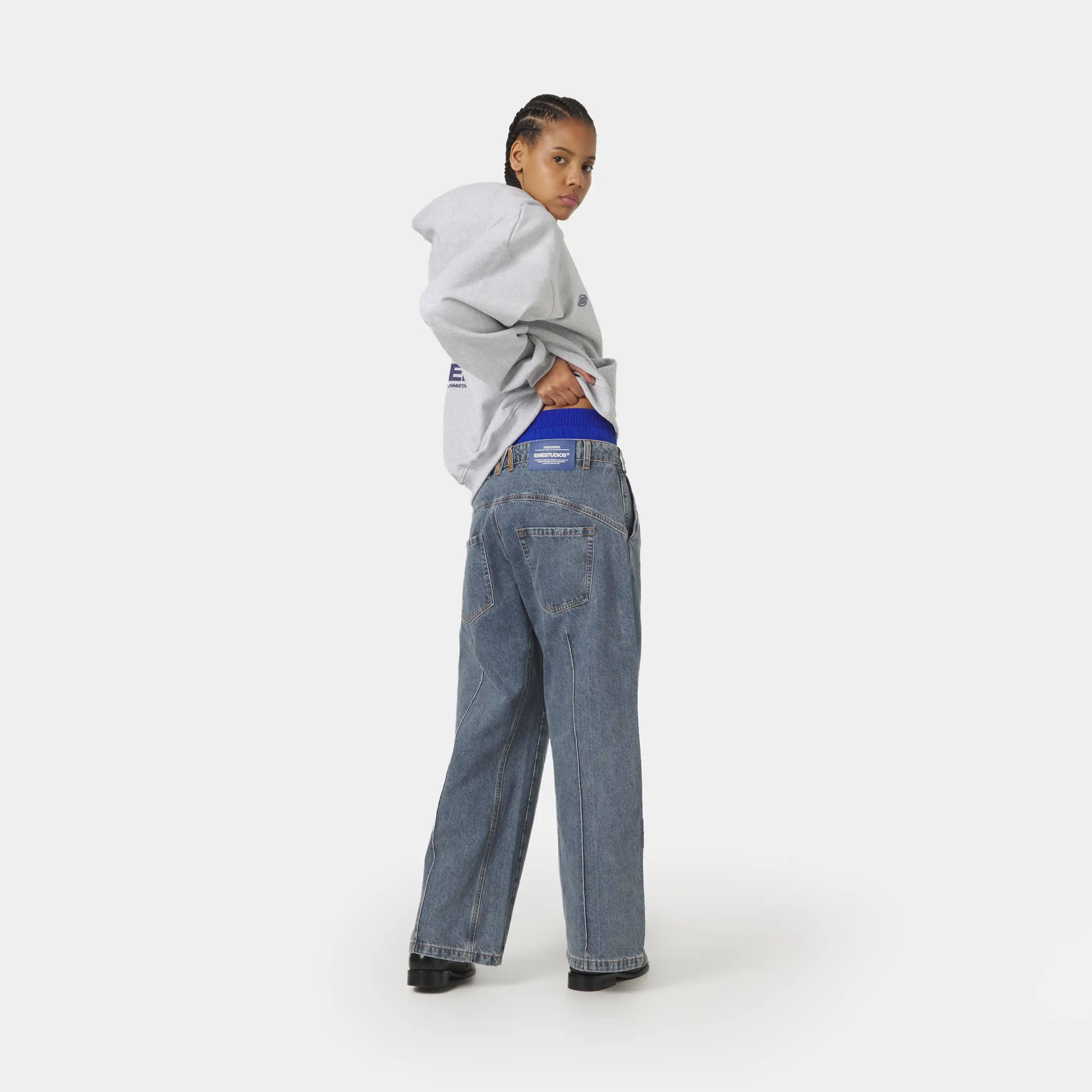 Crusader Grey Work Pants Pants Eme Studios