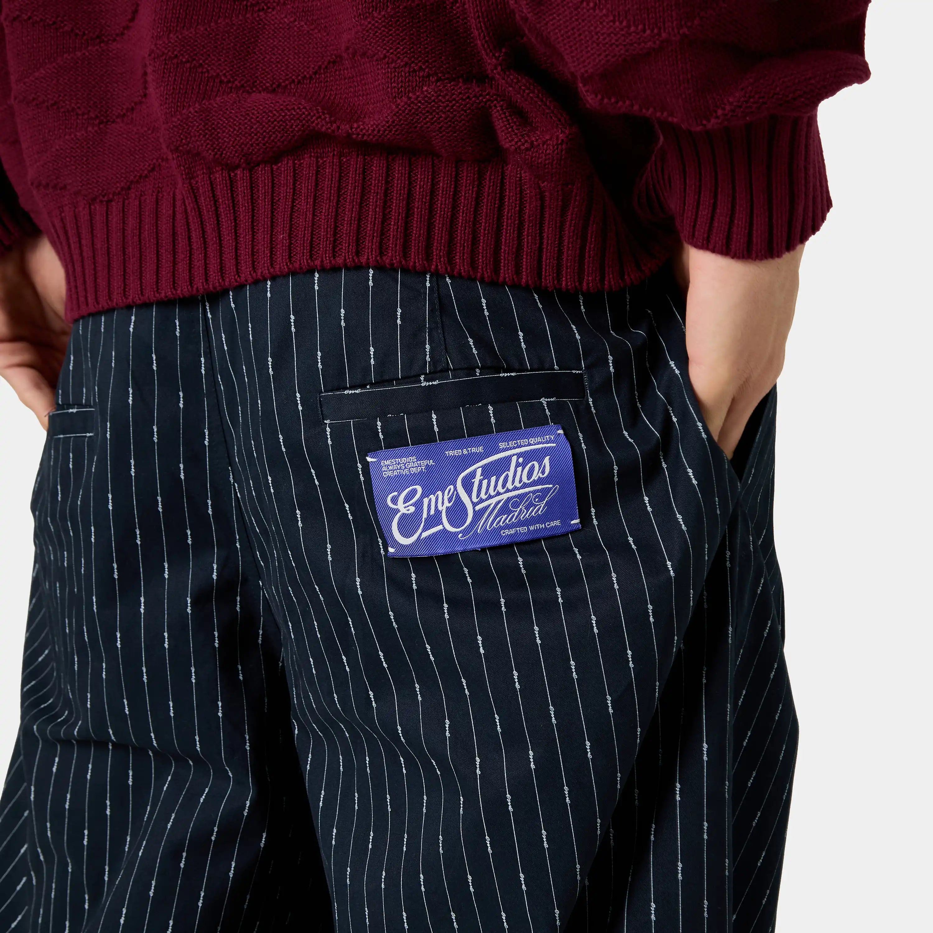 Alt Navy Tailored Pant Pants Eme Studios