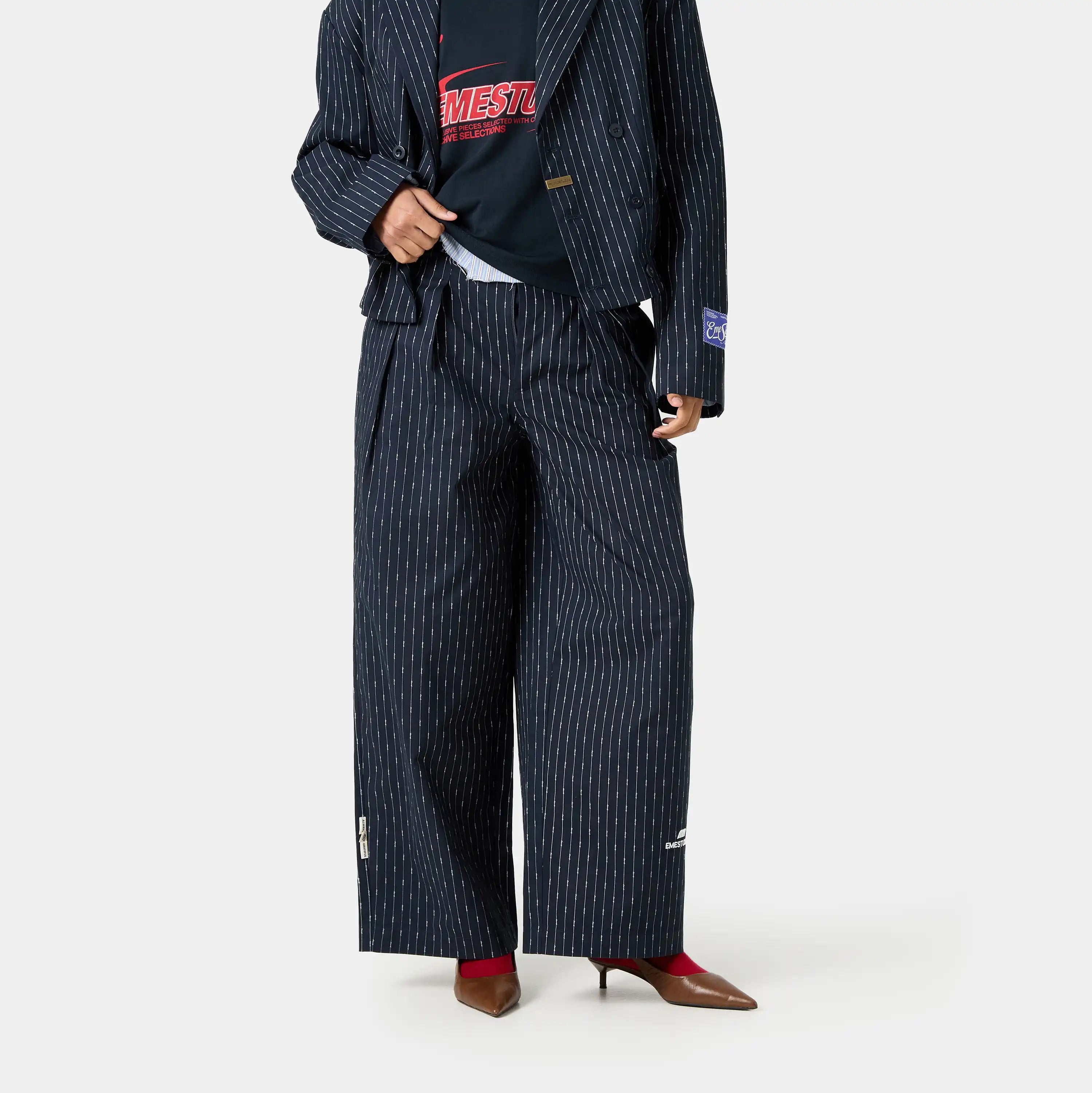 Alt Navy Tailored Pant Pants Eme Studios