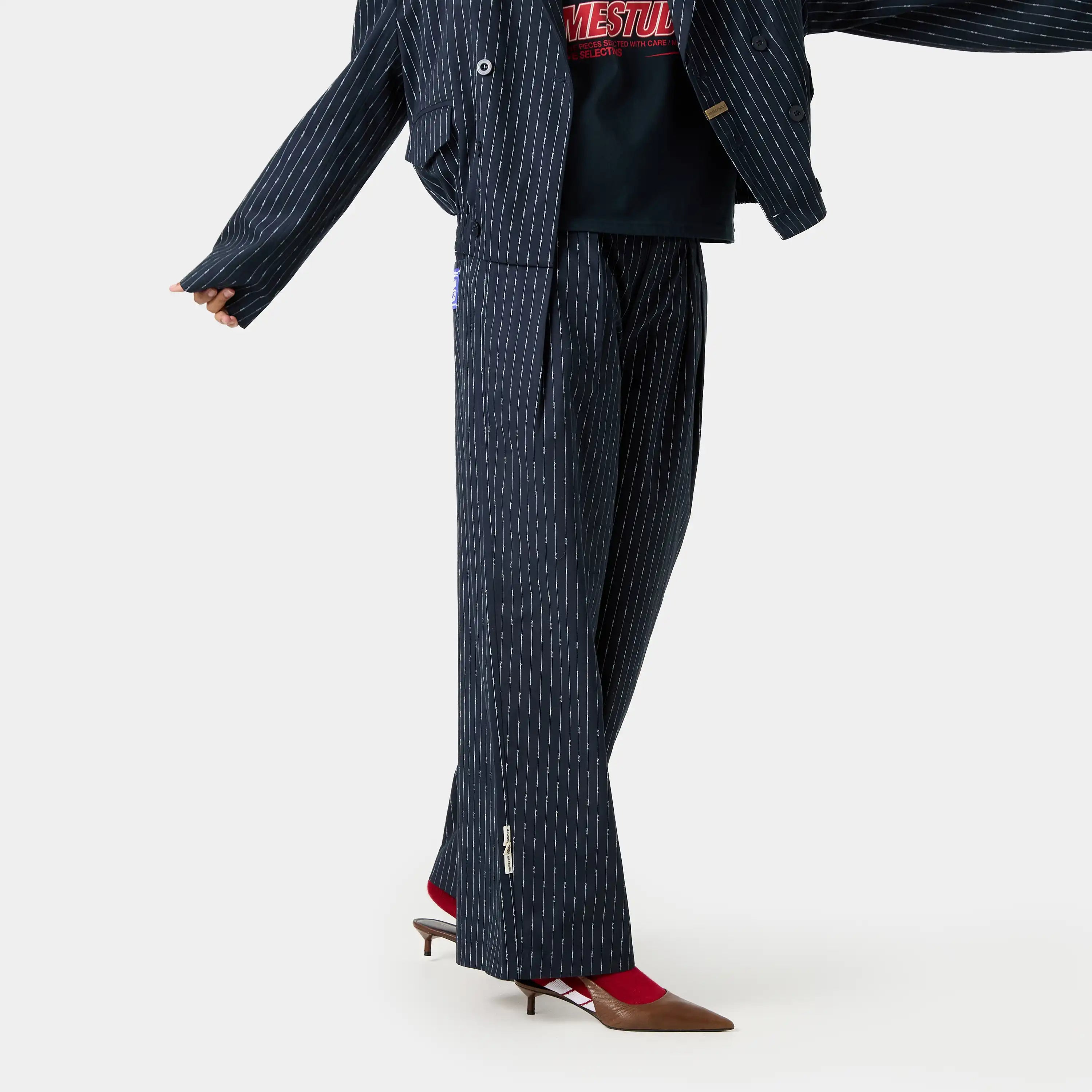 Alt Navy Tailored Pant Pants Eme Studios