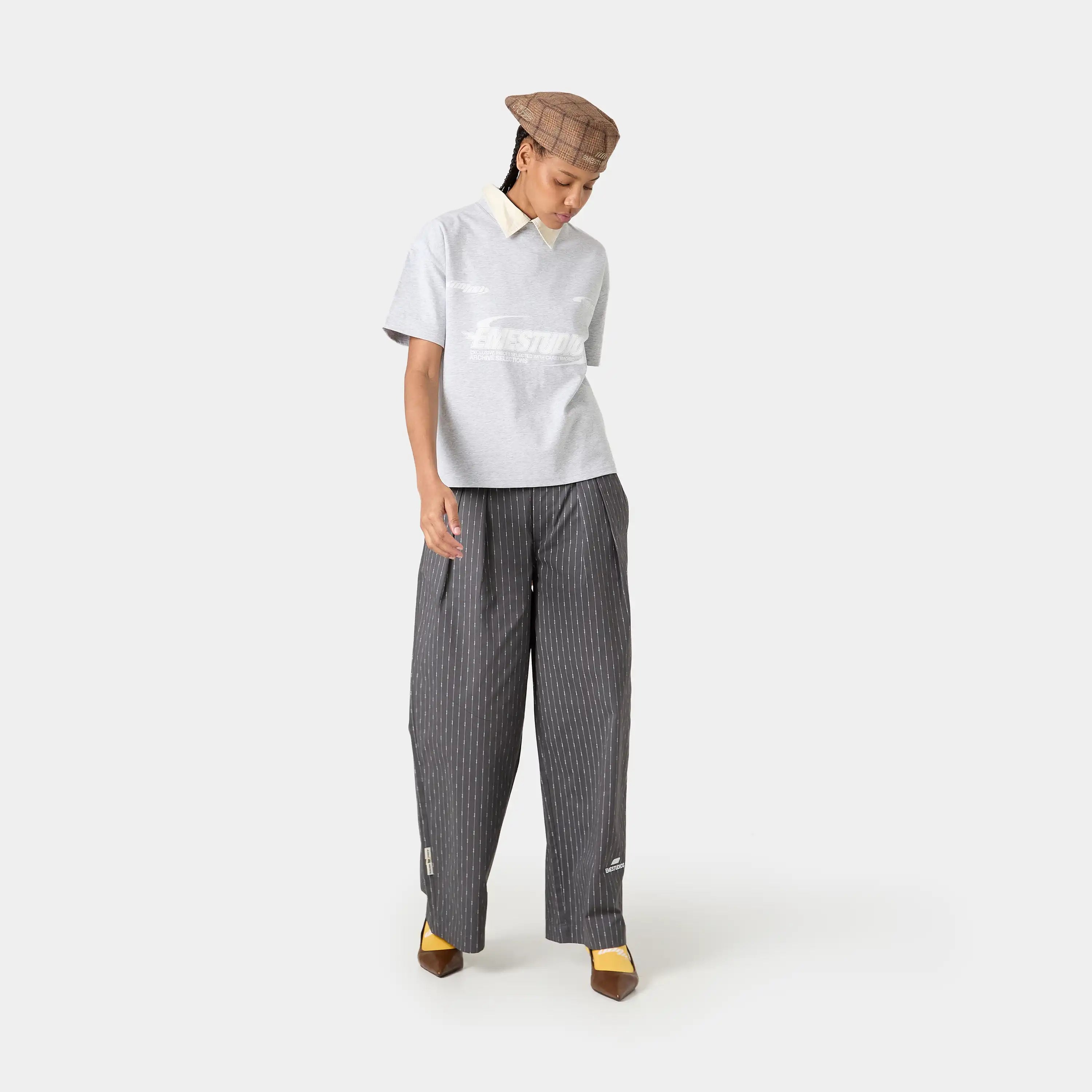 Alt Grey Tailored Pant Pants Eme Studios