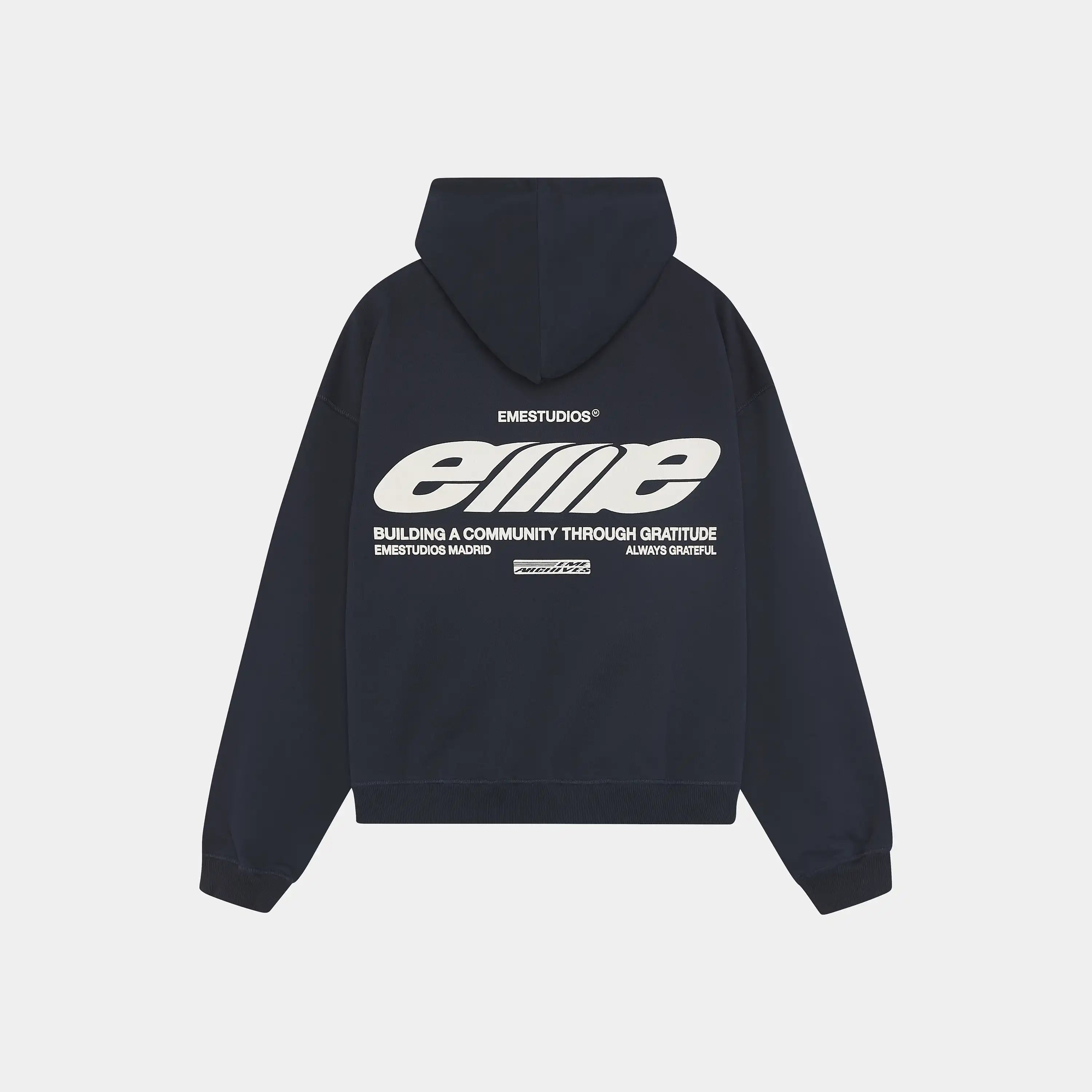 DNA Navy Oversized Hoodie Hoodies Eme Studios