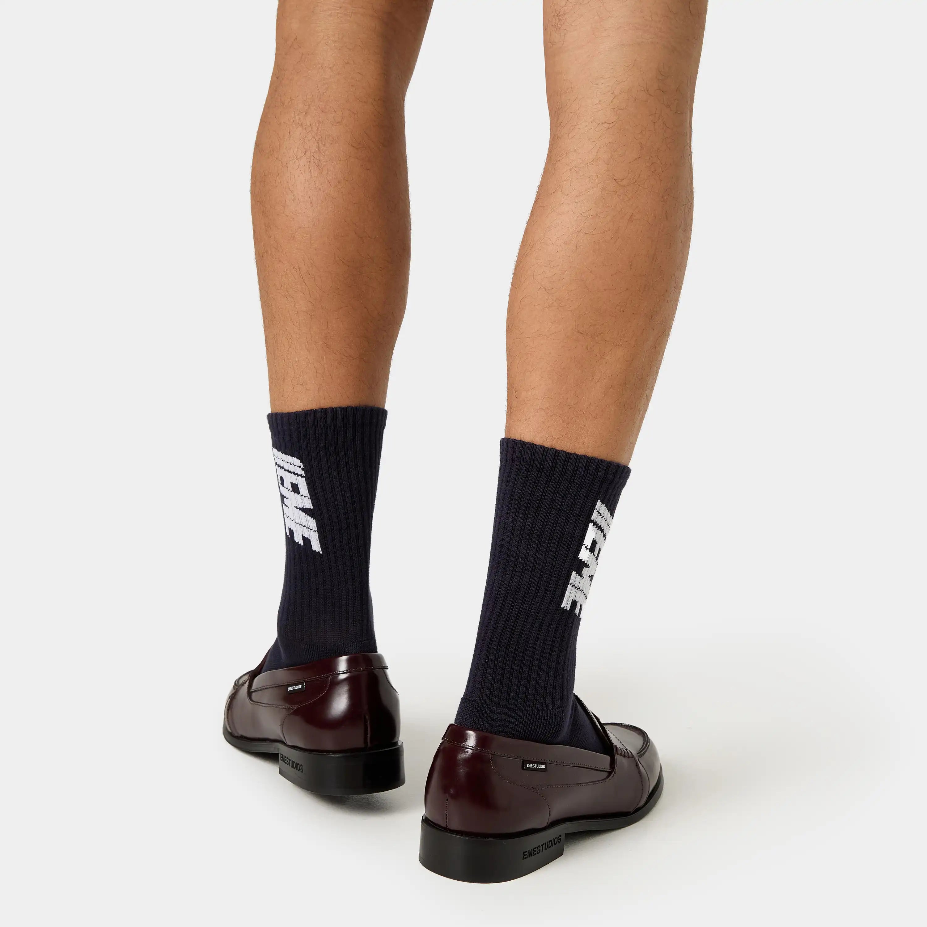 Wheelie Navy Socks Underwear Eme Studios