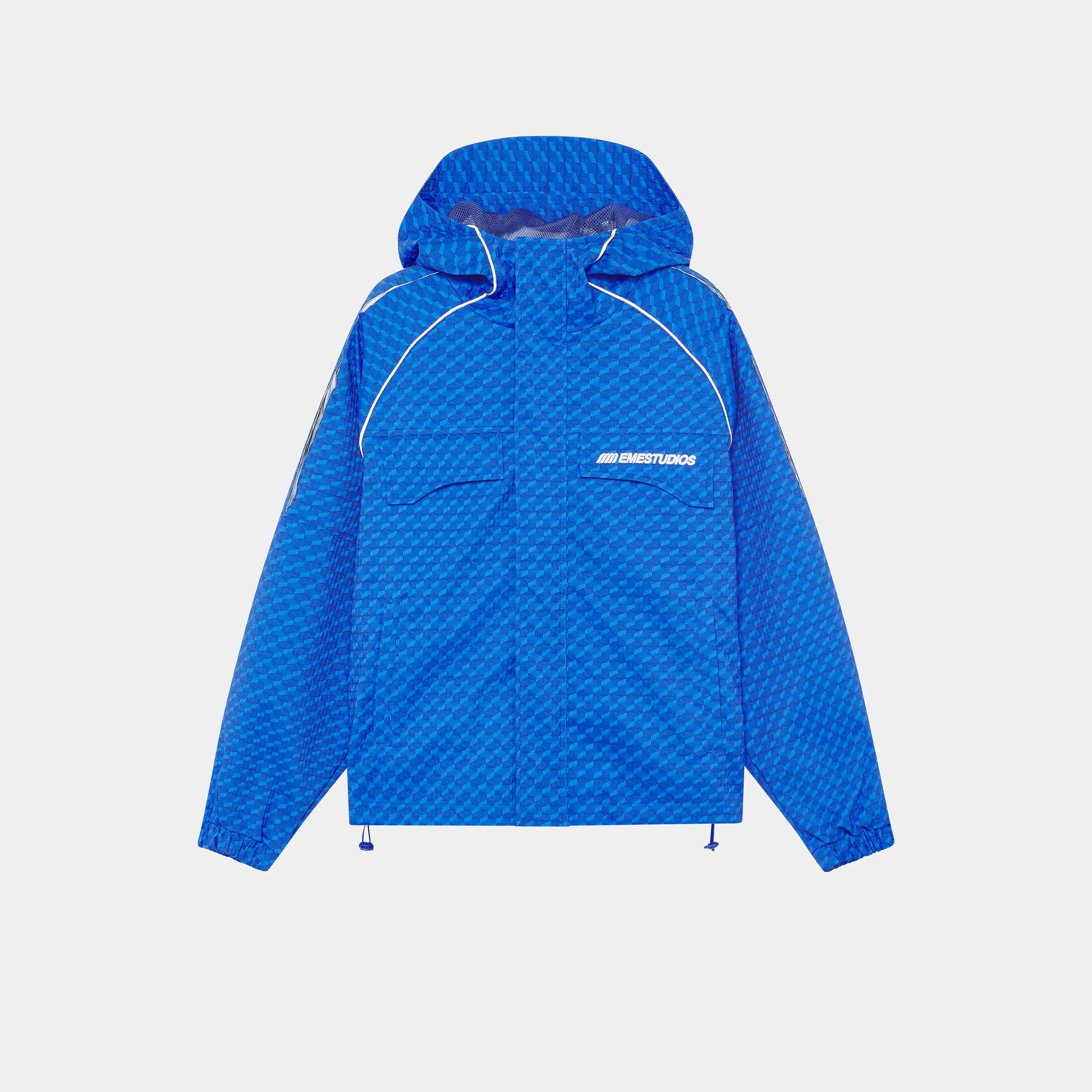Echo Midnight Grid Windbreaker