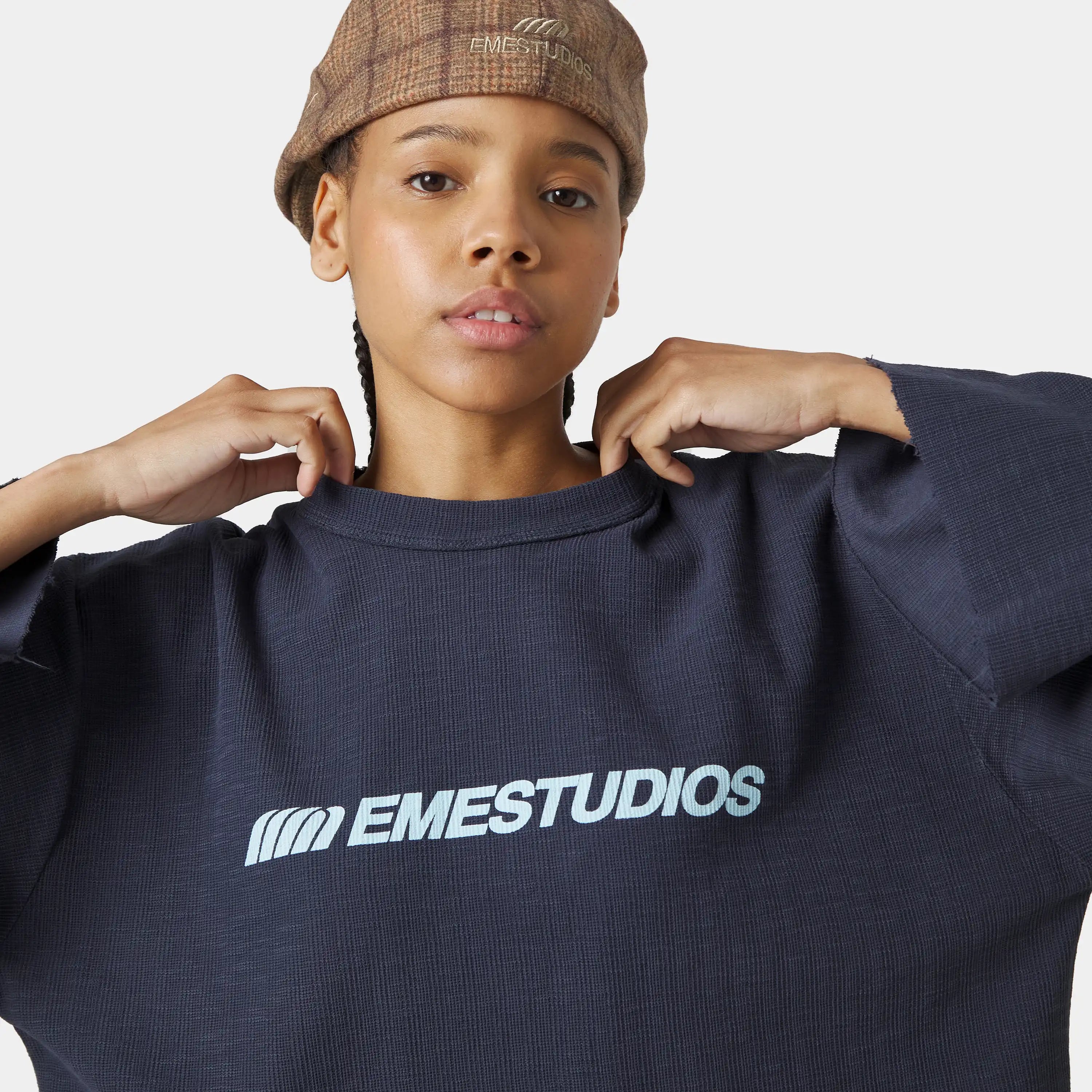 Metro Blue Long Sleeve T-shirts Eme Studios