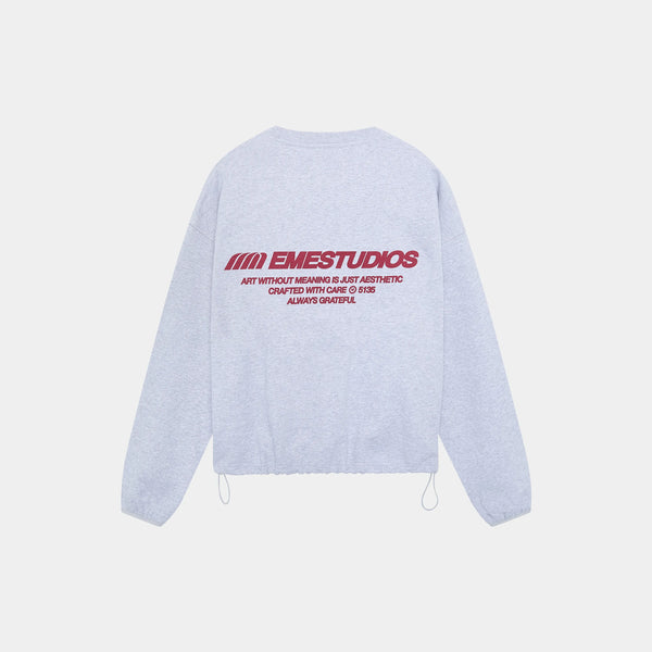 Buckler Heather Oversized Crewneck Crewneck eme   